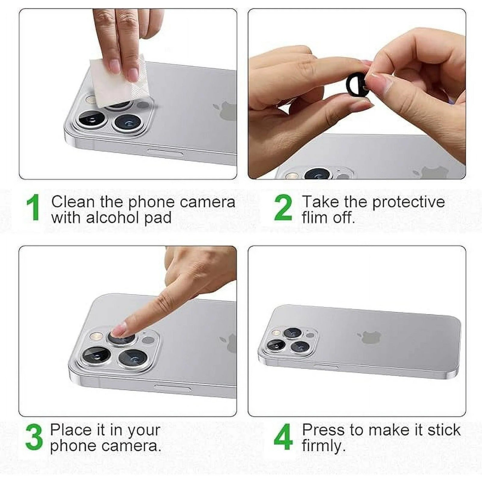 Diamond Camera Lens Protector, Diamond Tempered Glass Camera Cover Screen Protector for iPhone 17 Pro / 17 Max & iPhone 18 Pro Max in Blue – view 5