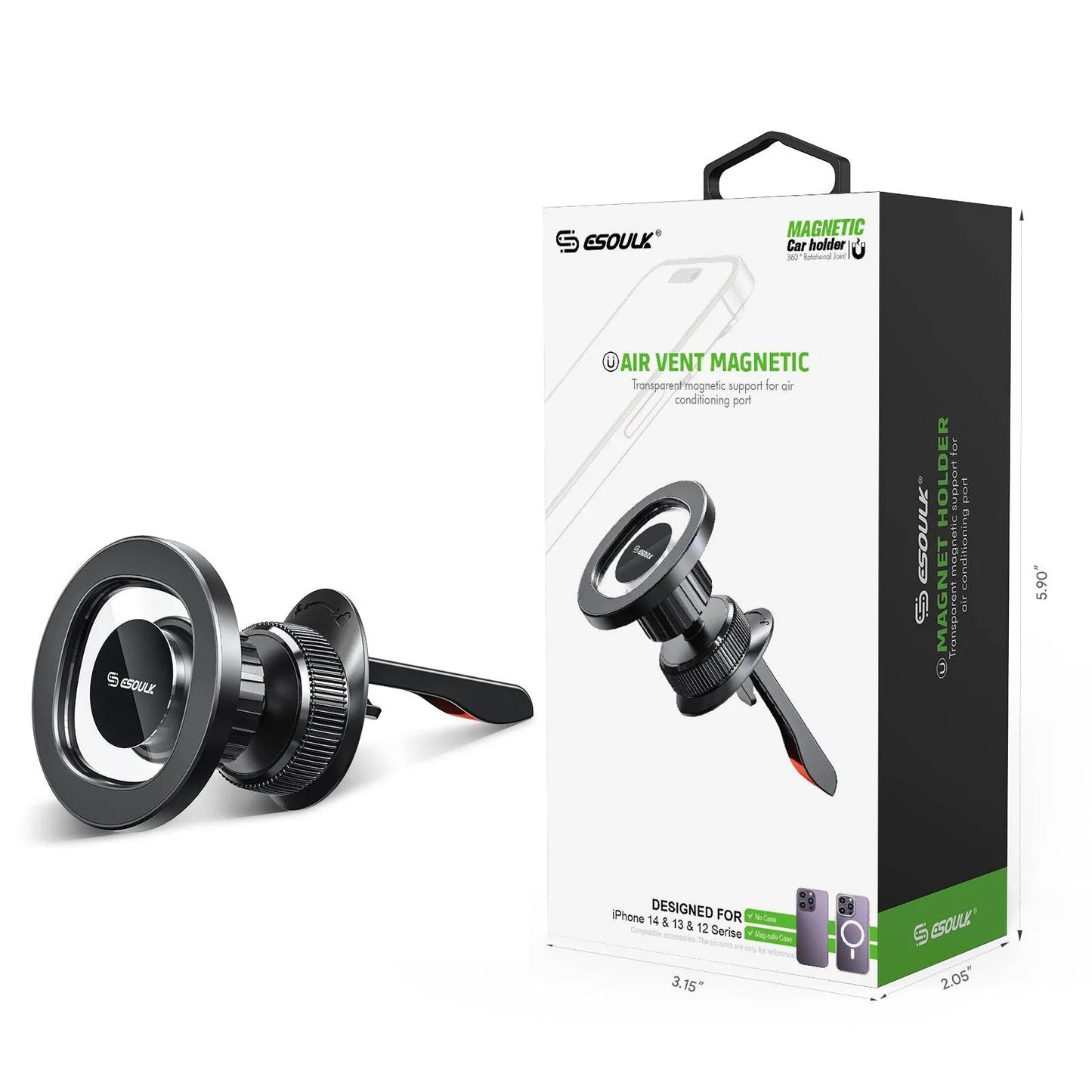 Air Vent Magnetic Car Phone Holder – view 2