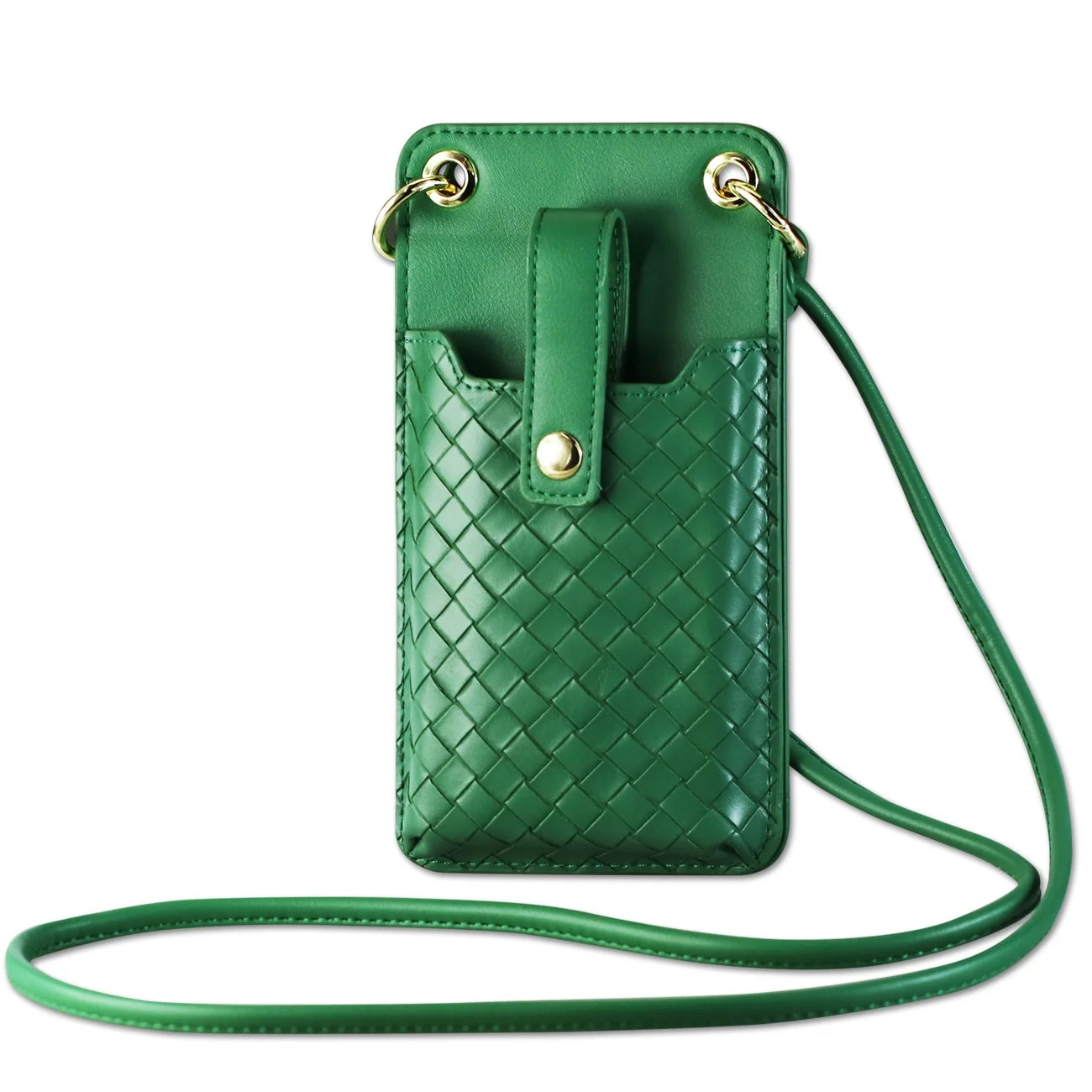 Reiko Leather Crossbody Phone Wallet Large Purse in Yellow In 6.7 INCH) – view 4