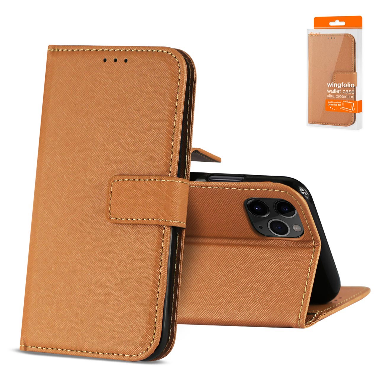 Reiko iPhone 11 Pro 3-In-1 Wallet Case In BROWN