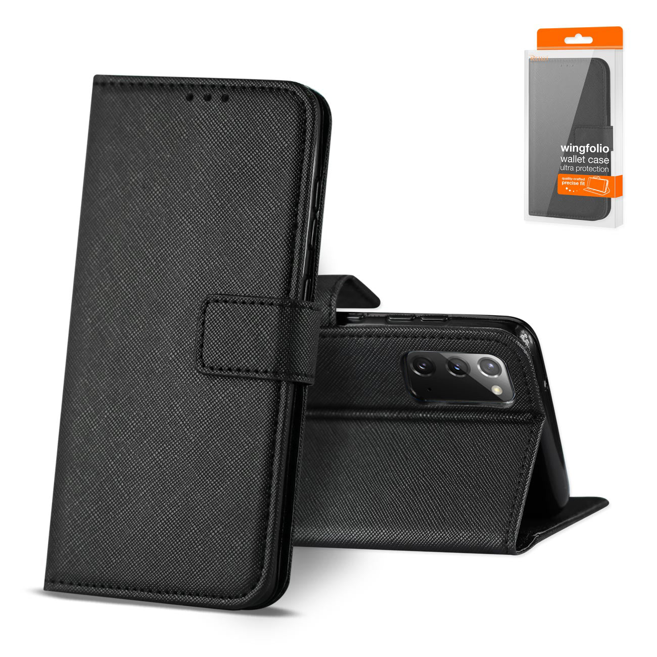 Slim Stand Case with Card Holder Slots Samsung Galaxy NOTE 20 in Black