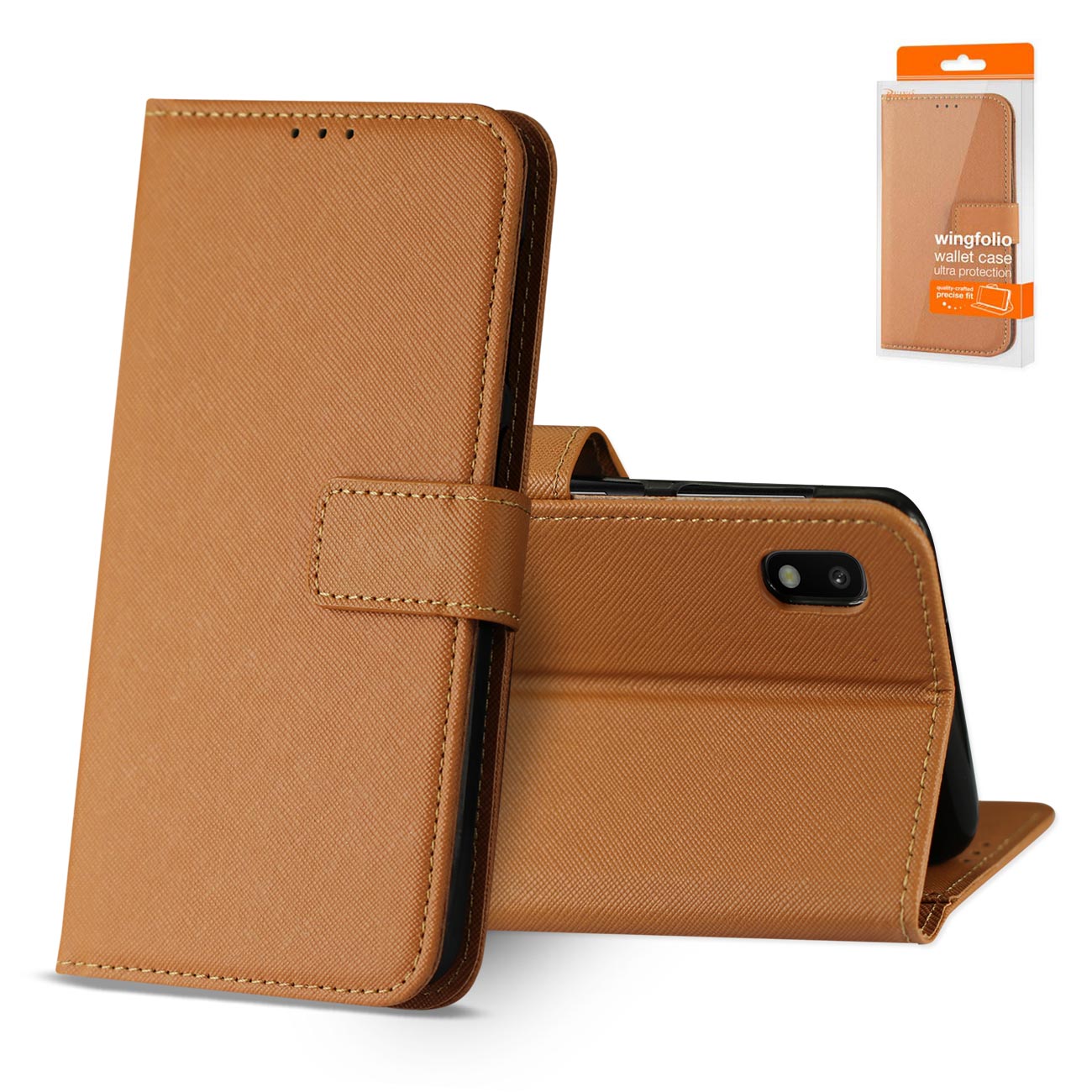 Reiko Samsung Galaxy A10 3-In-1 Wallet Case In BROWN
