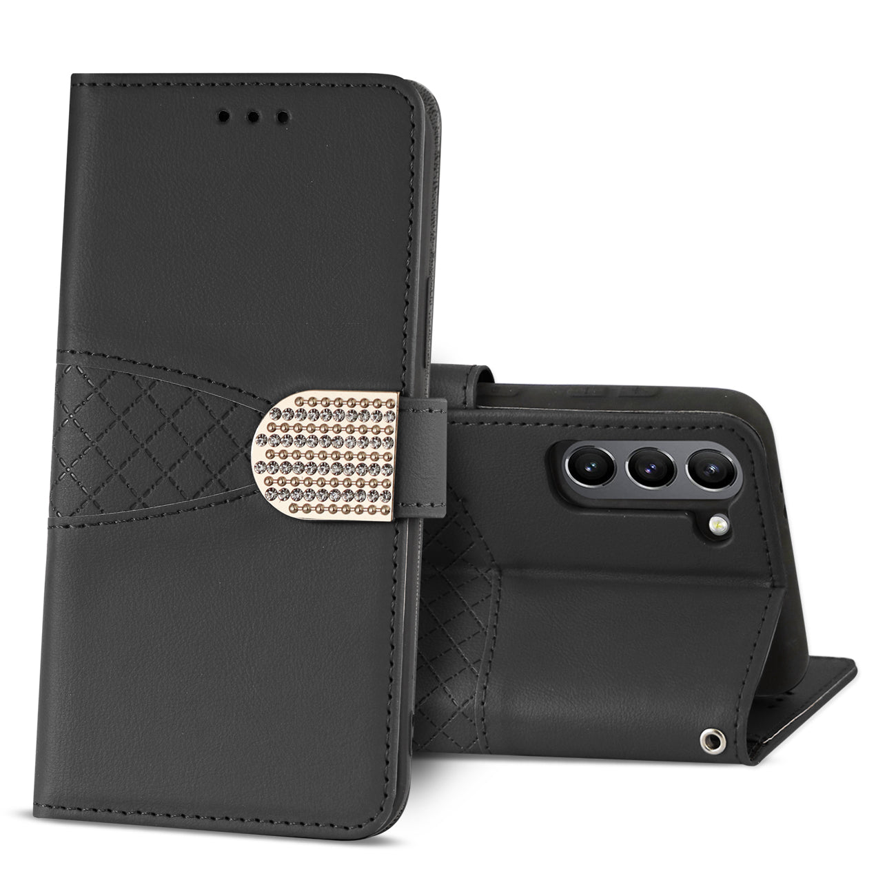 Reiko 3-In-1 Wallet CaseSAMSUNG Galaxy S21/S30 Plus in Black