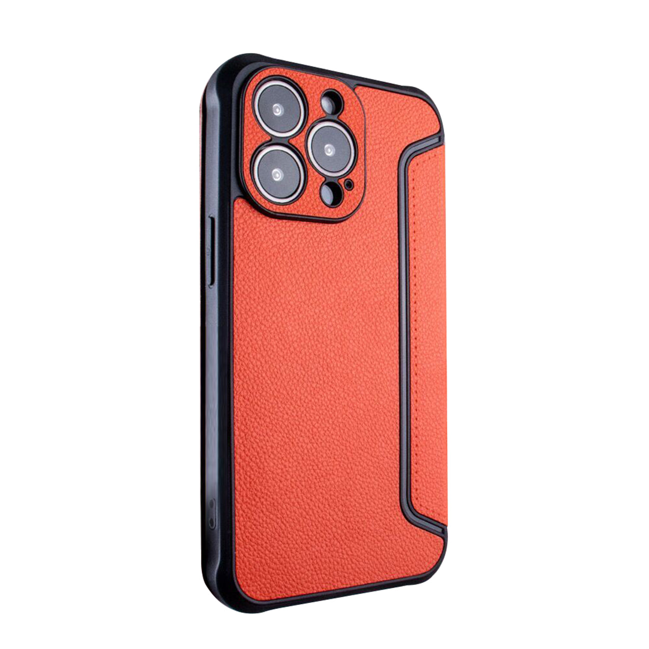 Magnetic wallet Leather phone case for Samsung Galaxy S23 Plus in Orange