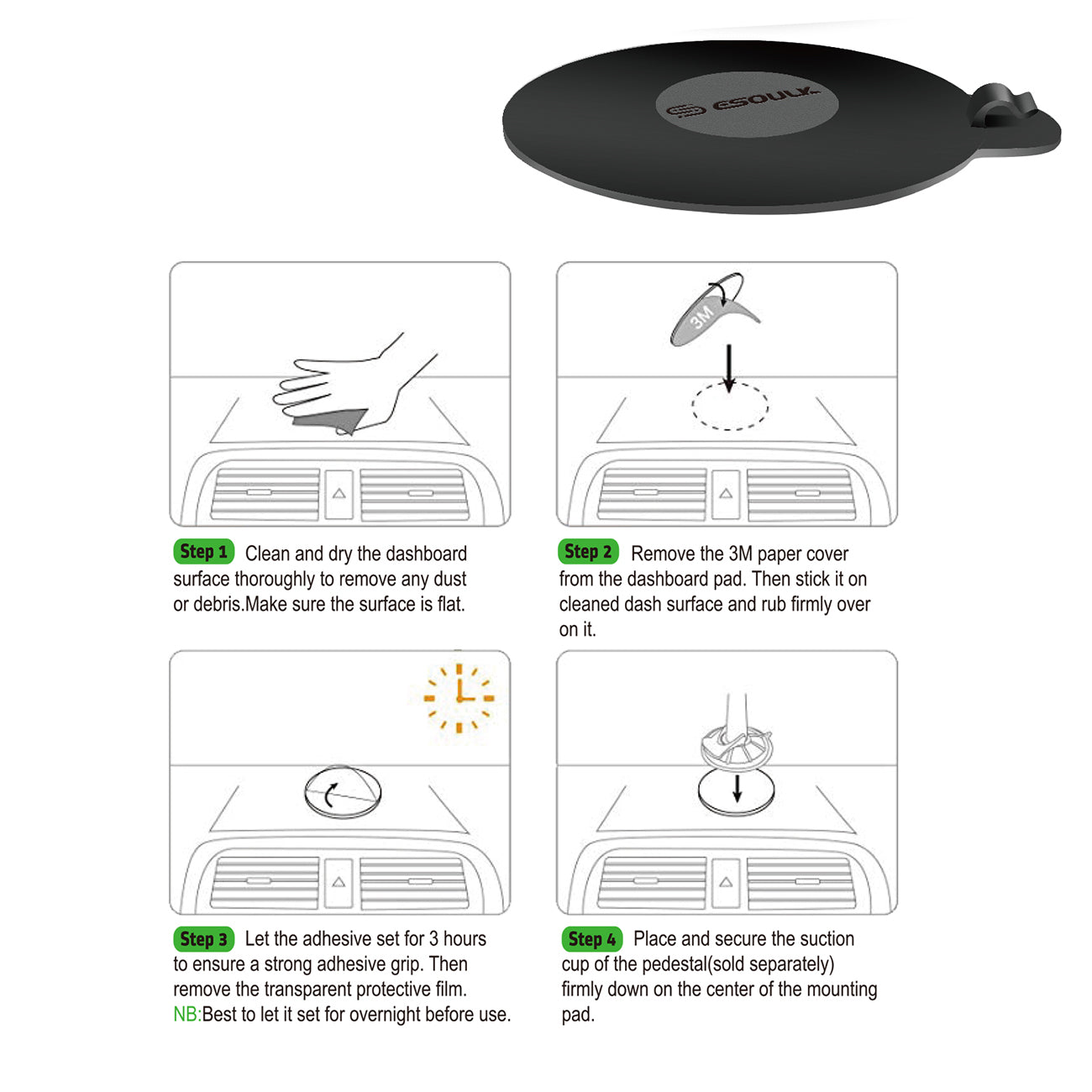 Magnetic Car Mount – view 3