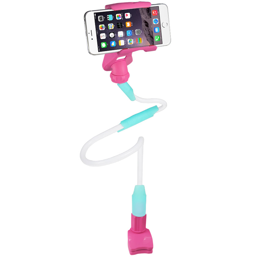Reiko Universal Long Flexible Arms iPad / Tablet / Phone Holder in Pink