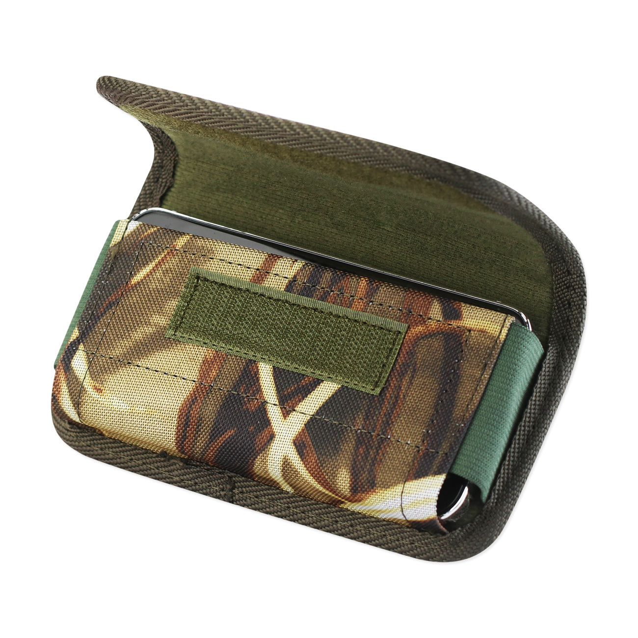 Reiko Horizontal Rugged Pouch With Velcro and Metal Belt Clip in Camouflage (3.5 x 2.1 x 1.1 Inches) (Copy) – view 4