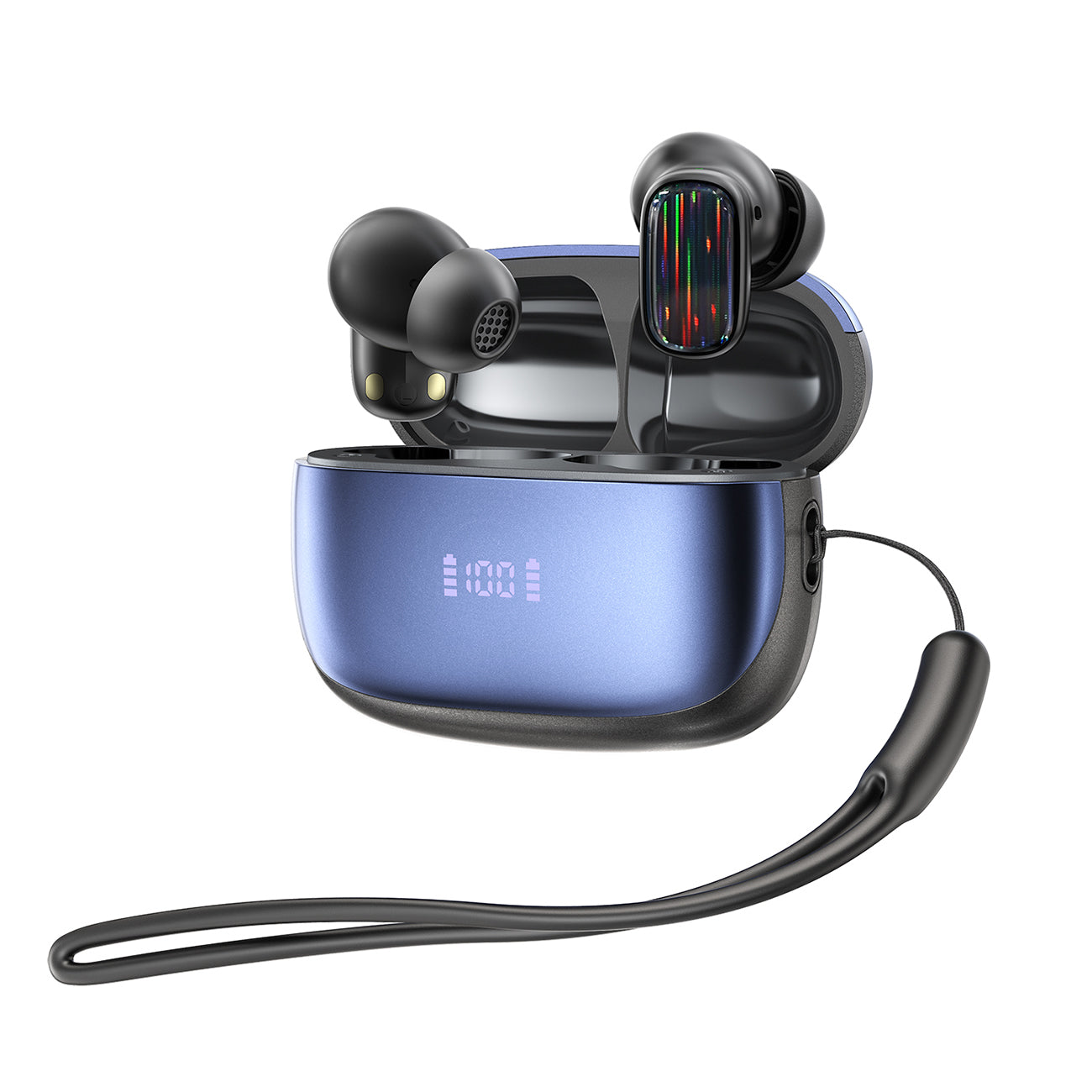 400mAh BT 5.4 Type-C black Clear sound black long battery life wireless earbuds True Wireless Stereo – view 2