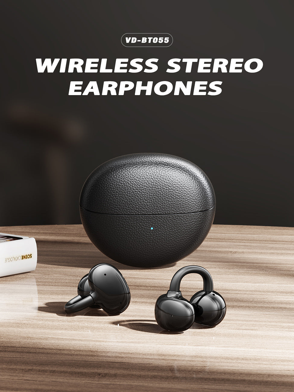 300mAh BT 6.0 Type-C Clear sound long battery life wireless earbuds True Wireless Stereo in yellow – view 2