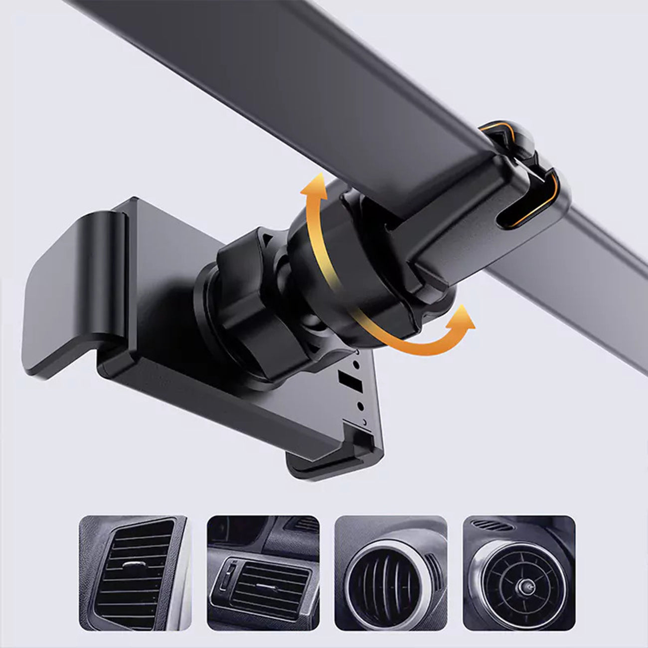 Strong suction cup 360° Rotatable Phone Stand, Universal Smartphone Holder for Car/desk – view 3