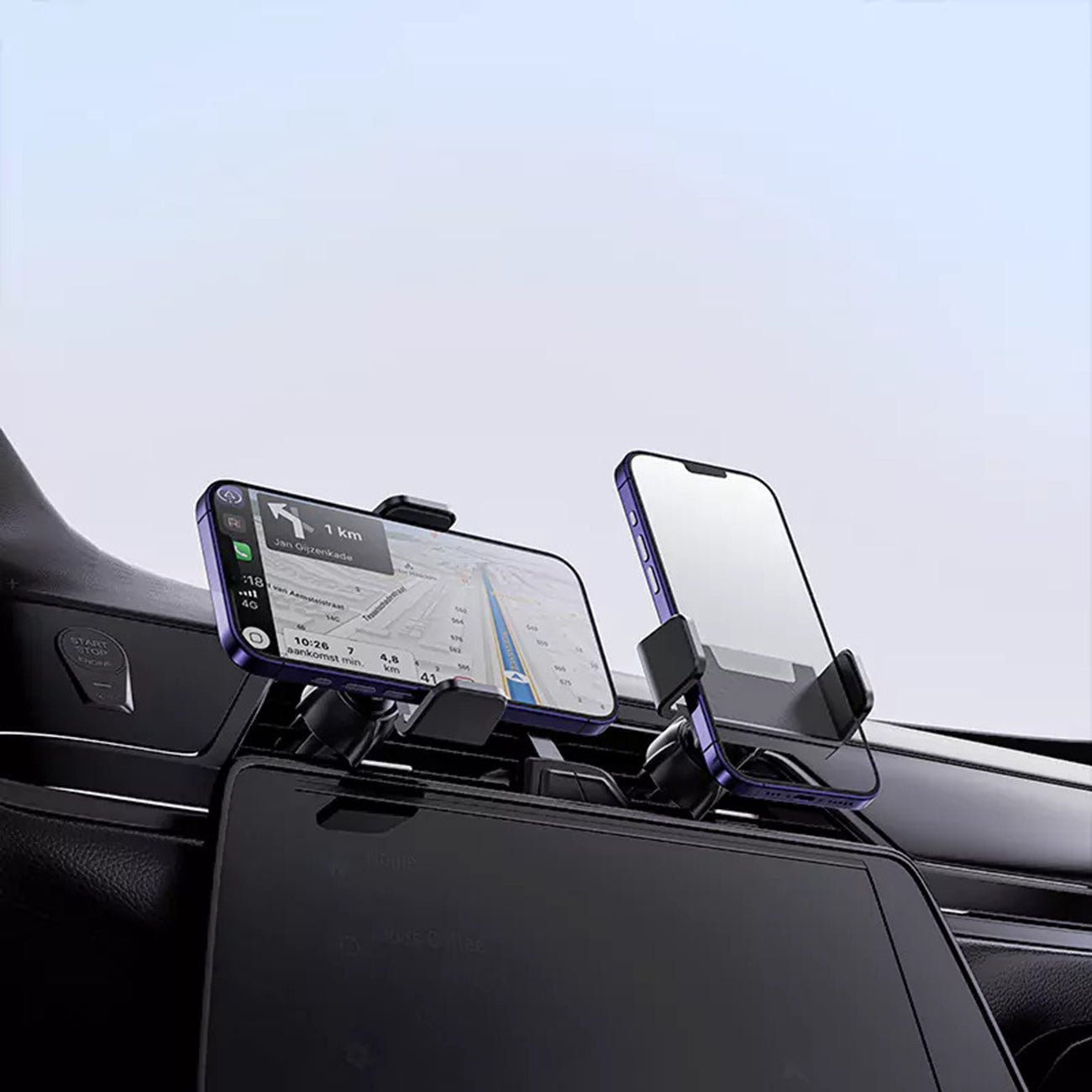 Strong suction cup 360° Rotatable Phone Stand, Universal Smartphone Holder for Car/desk – view 4