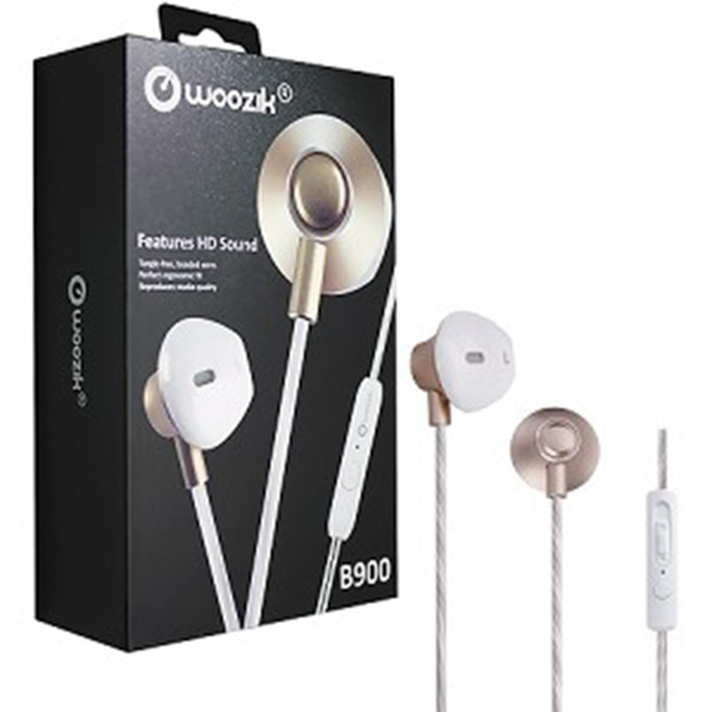 B900 Headphones Without Carrying Case in Gold