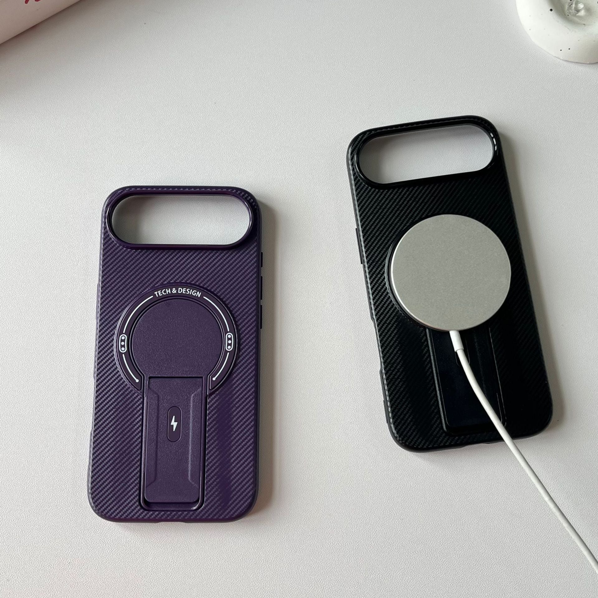 TPU PC kickstand Magnetic Phone Case – view 3