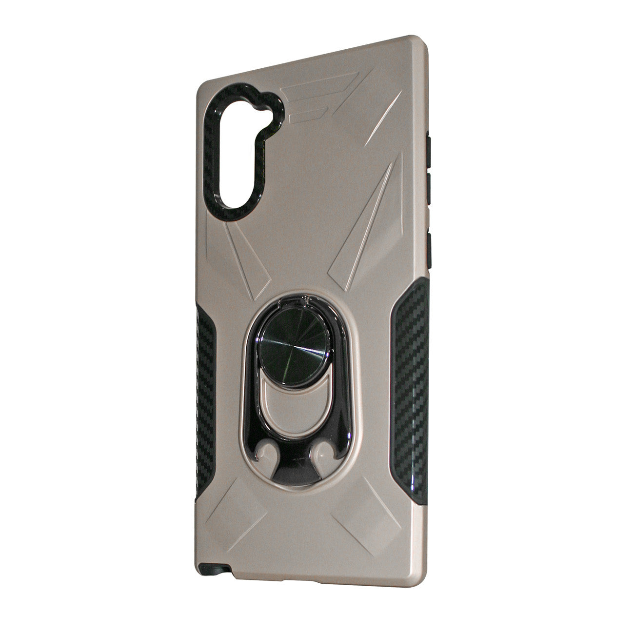 Samsung Galaxy NOTE 10 Case with Ring Holder in Silver