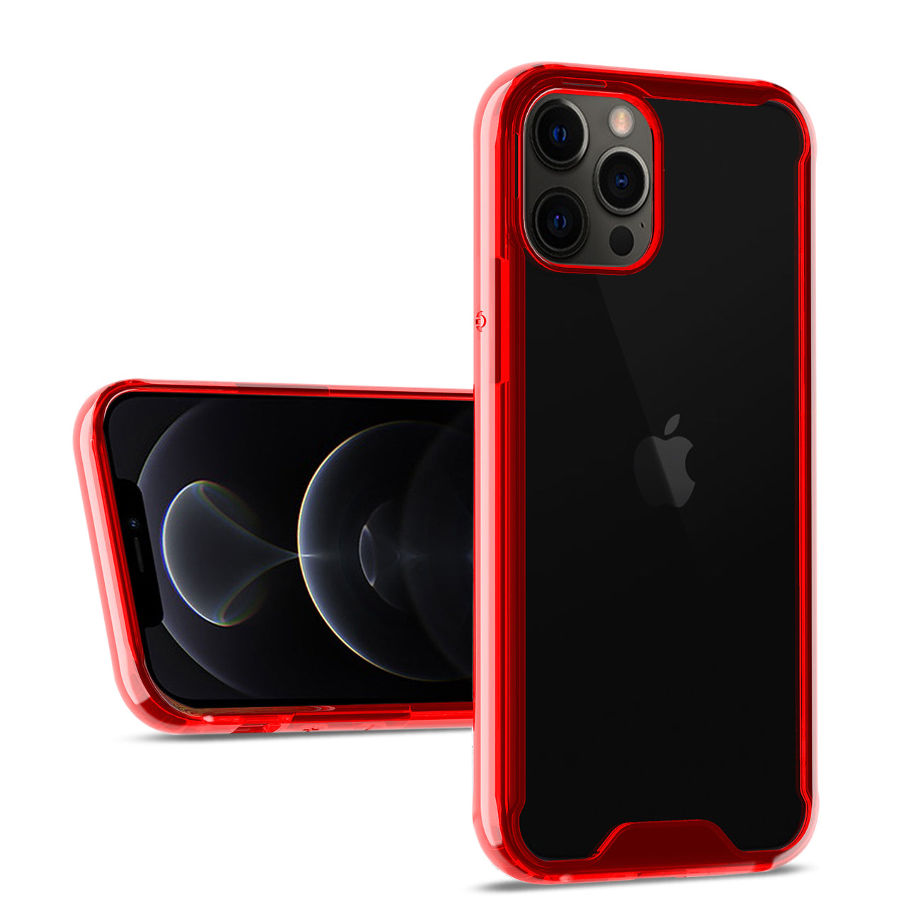 iPhone 12 Pro Max Bumper Case in Red