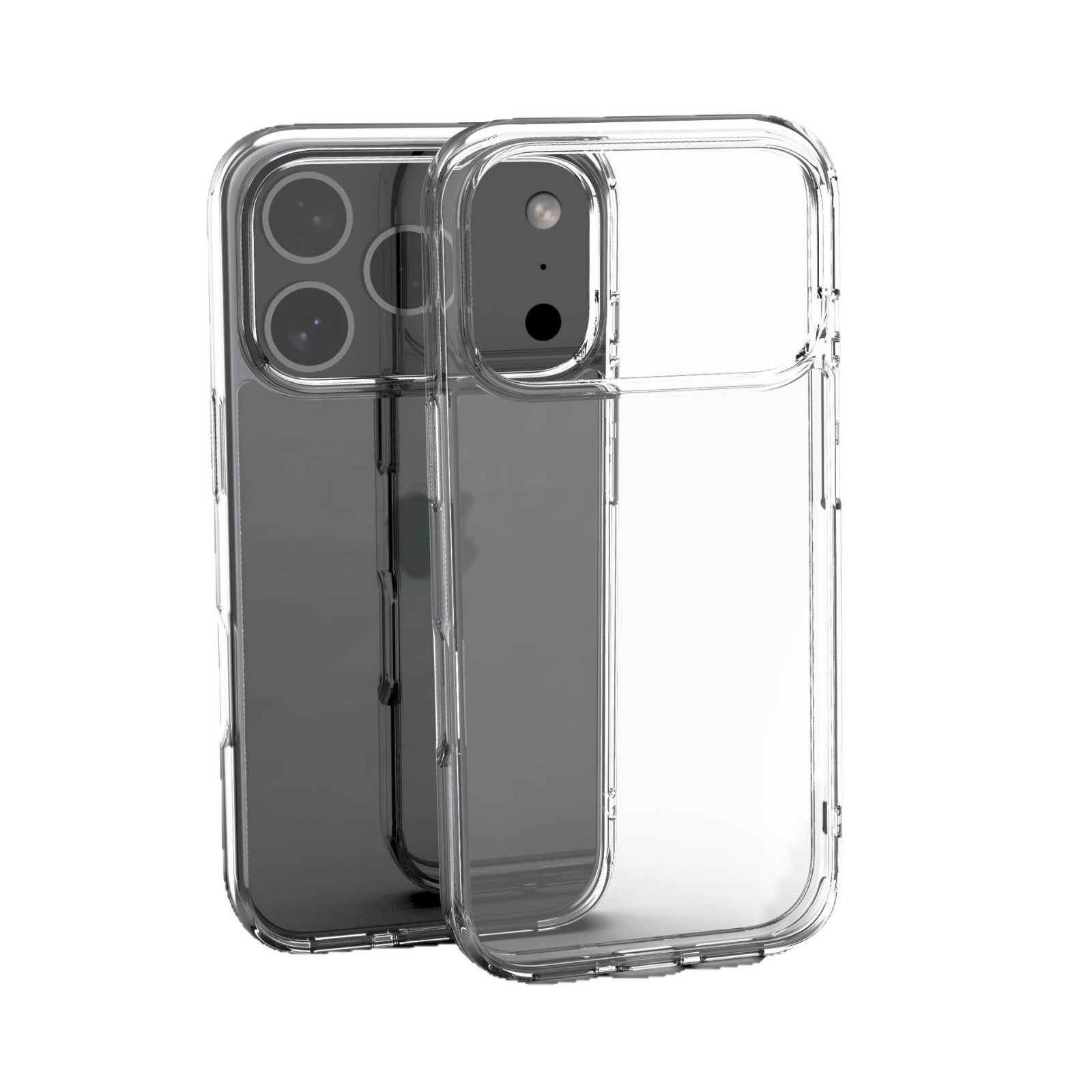 Reiko High Quality 2X Clean PC and TPU Bumper Case in Clear For iPhone 17 Pro Max / iPhone 18 Pro Max – view 4
