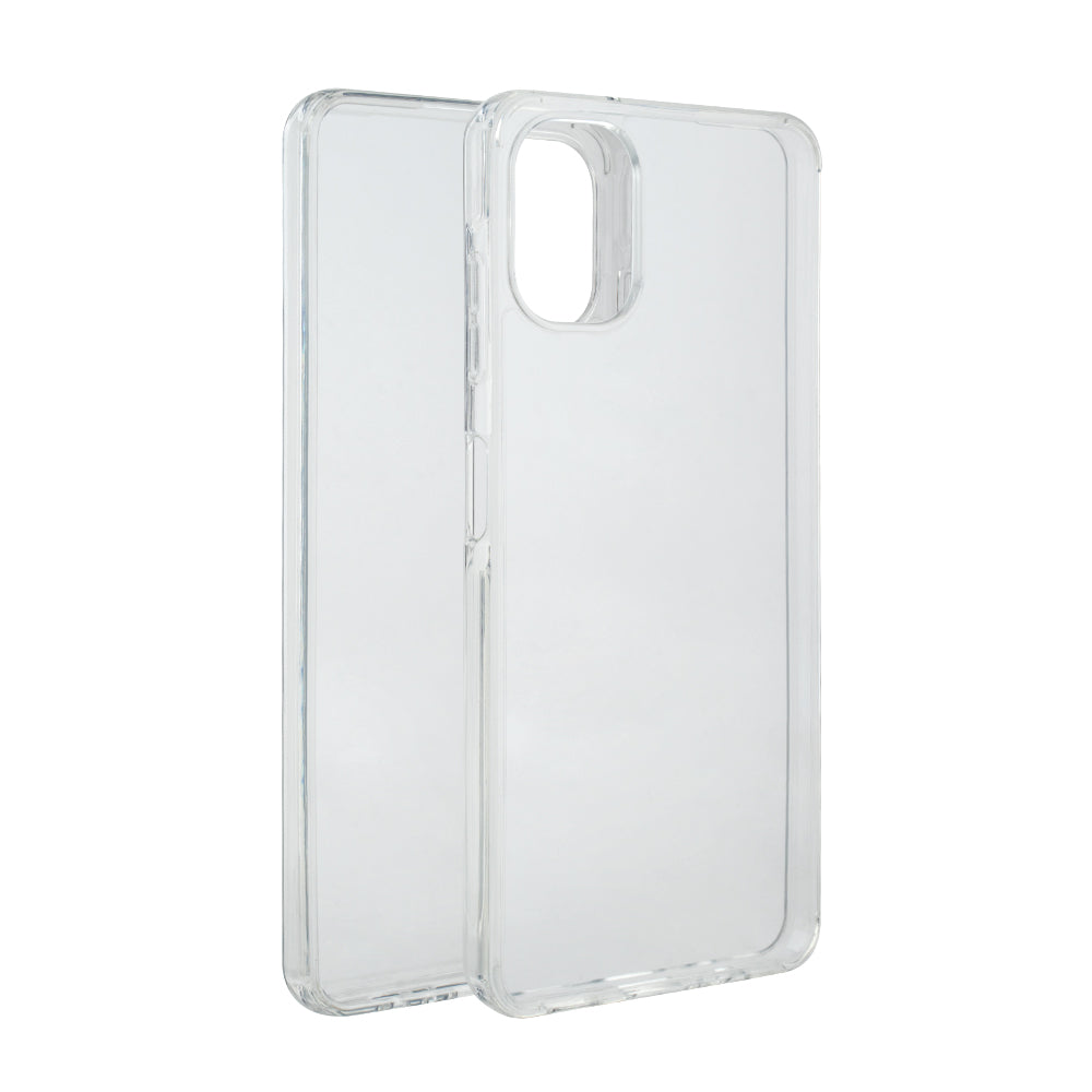Reiko High Quality 2X Clean PC and TPU Bumper Case in Clear for Samsung Galaxy A06