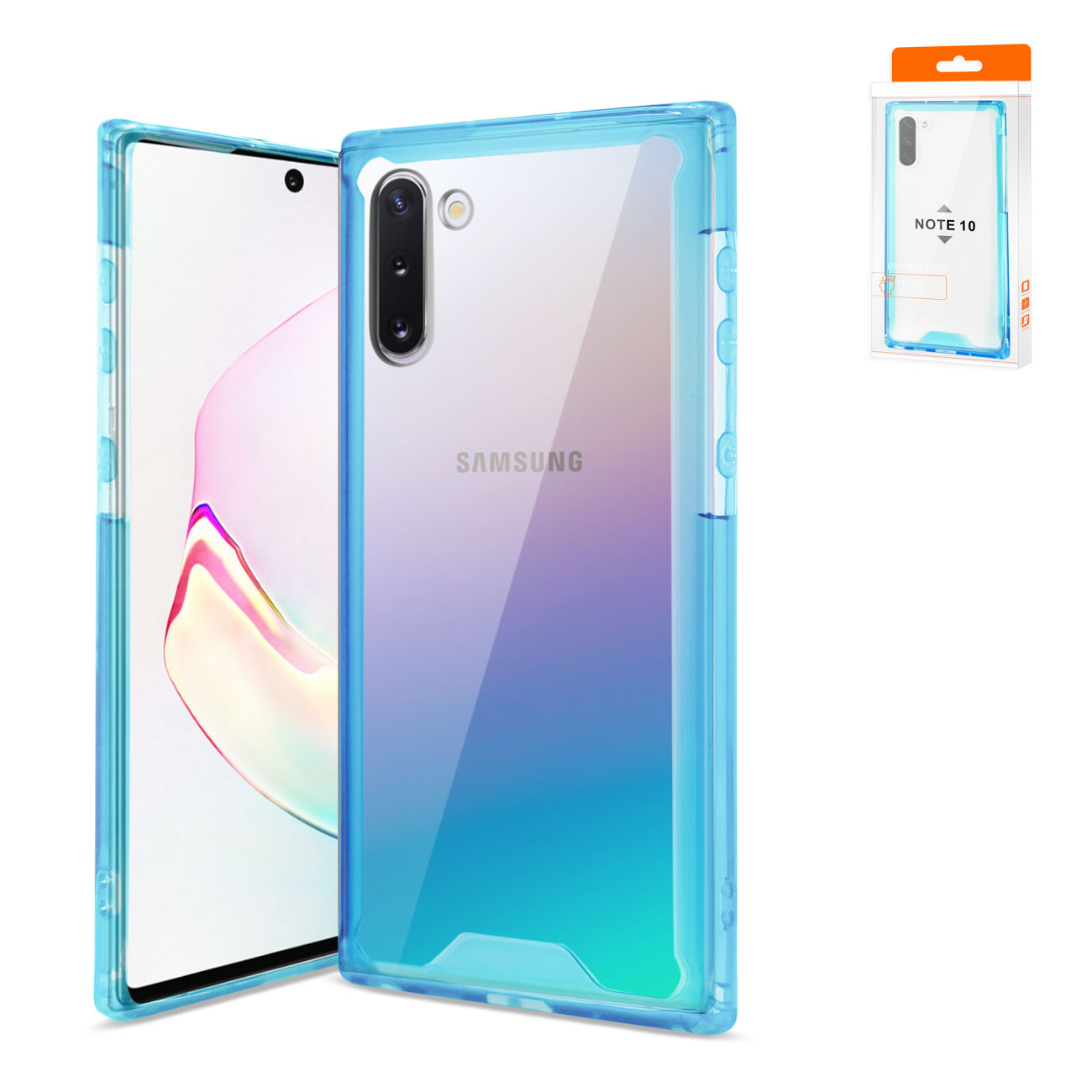Reiko Samsung Galaxy NOTE 10 High Quality TPU Case in Blue