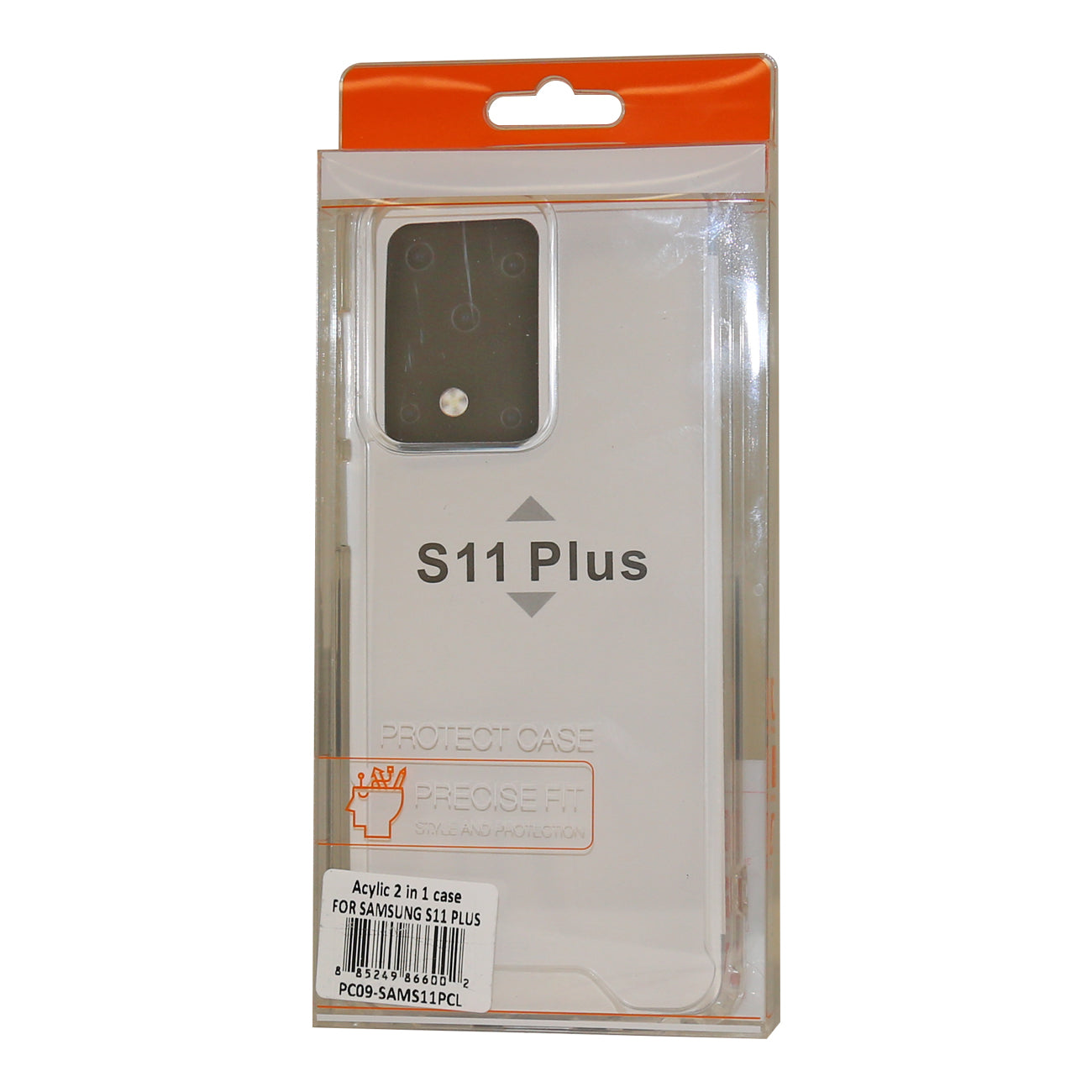 Reiko Samsung S20 Ultra High quality Tpu Bumper and Clarity PC Case in Clear