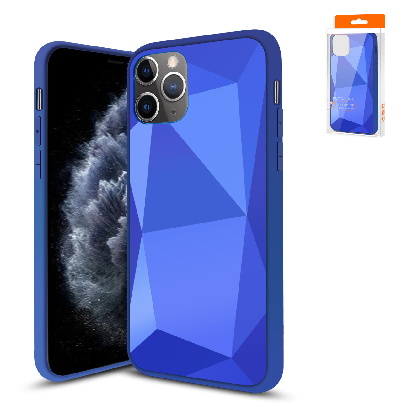 Reiko Apple iPhone 11 Pro Max Apple Diamond Cases in Blue