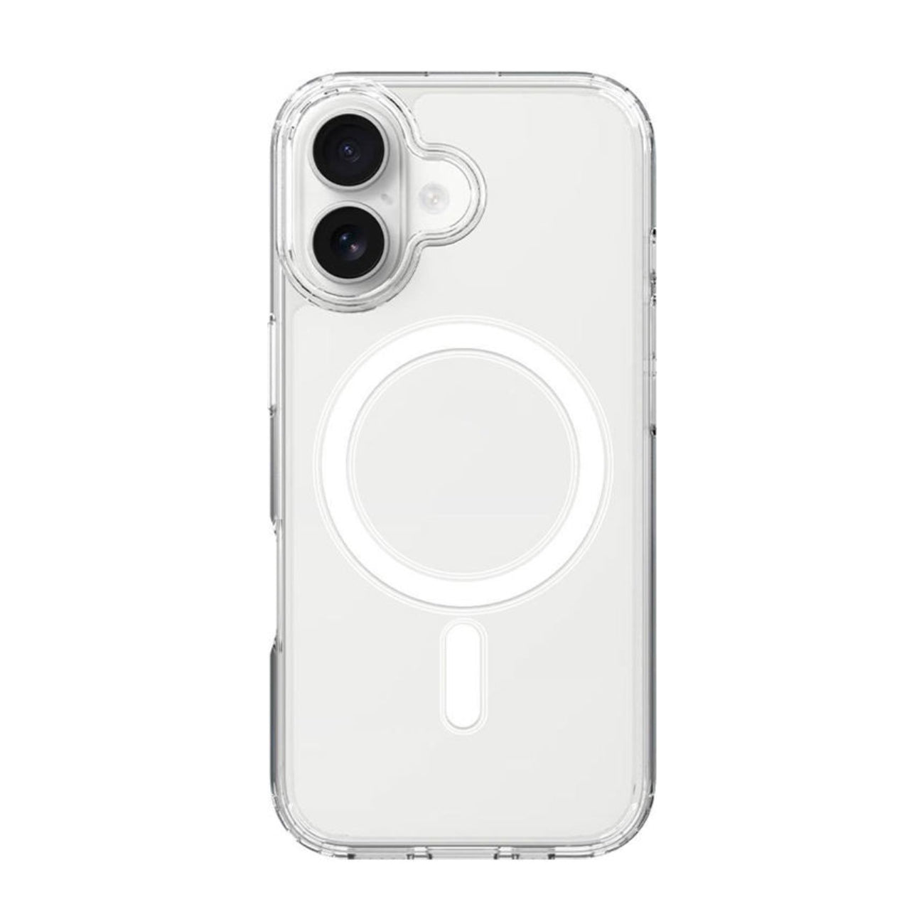 Magnetic Wireless Charging TPU Bumper Case For iPhone 17 in Clear