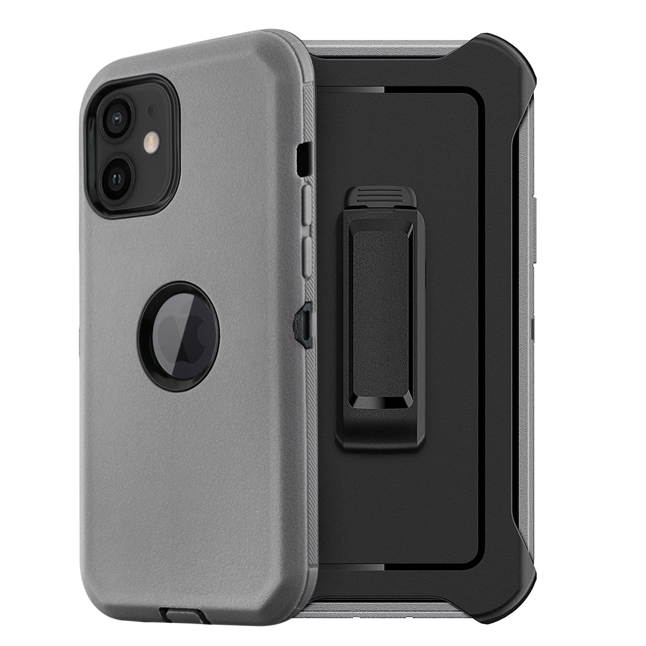 Multilayer Full Protection with Built-in Screen Protector CaseAPPLE iPhone 12 MINI in Gray