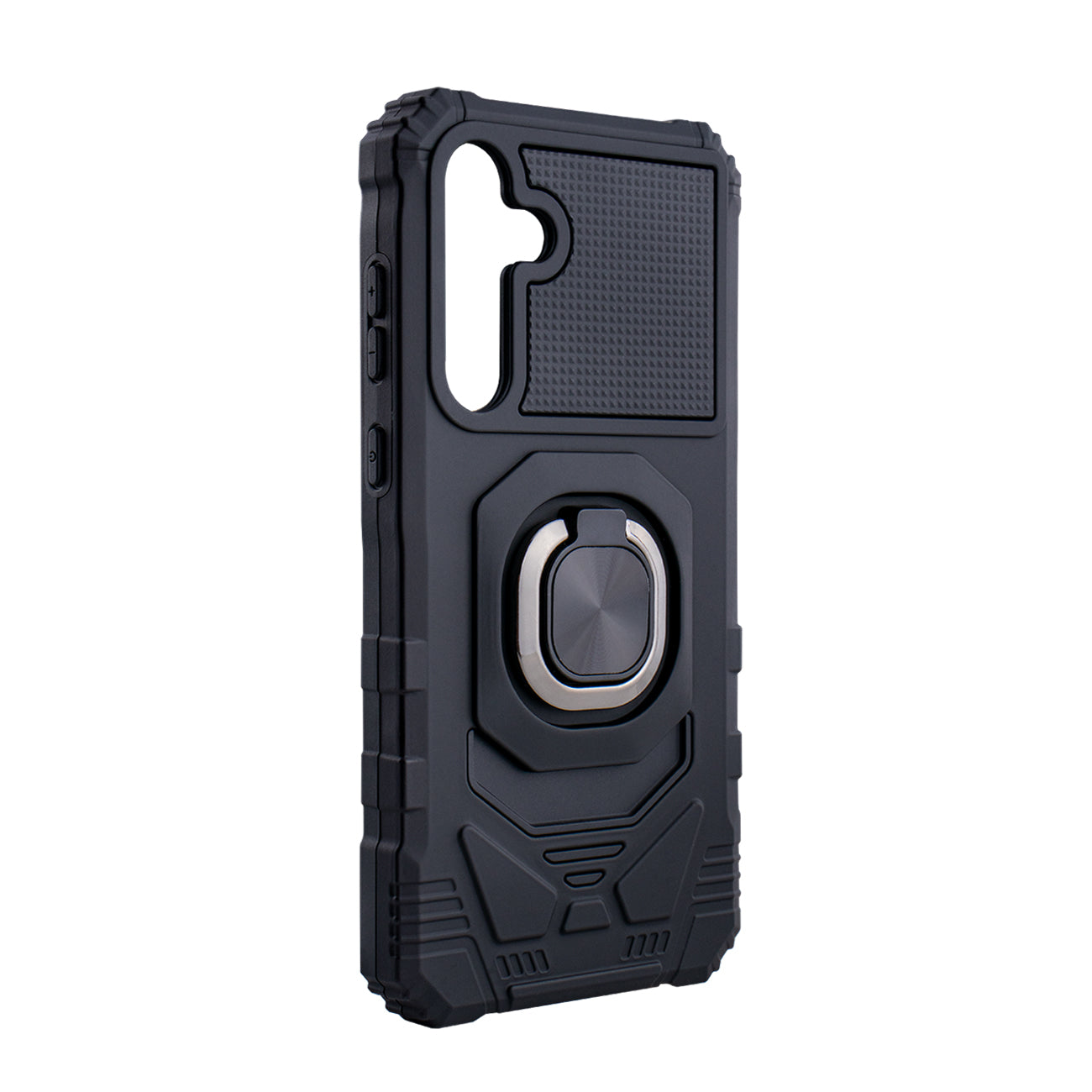 Kickstand Ring Holder TPU Shockproof Case for Samsung Galaxy A36 in Black