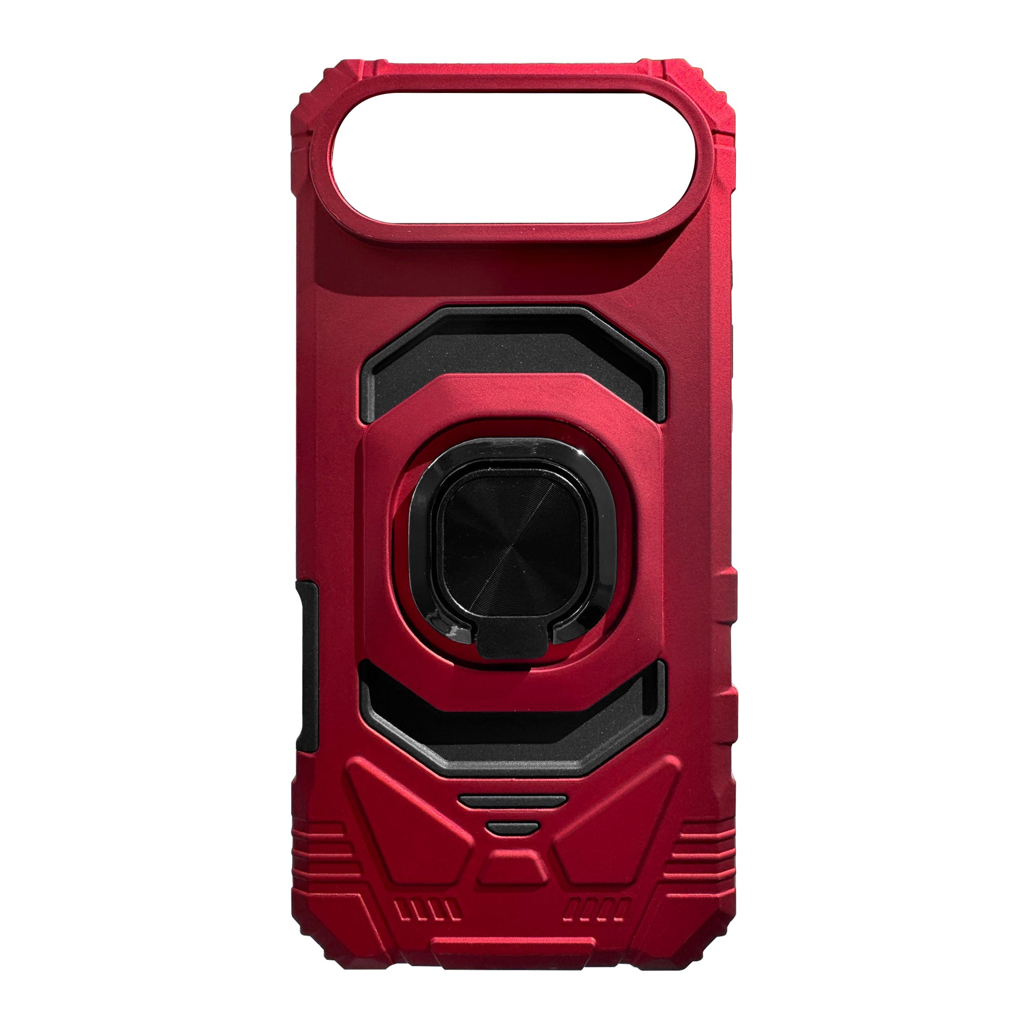 Kickstand Ring Holder TPU Shockproof Case for iPhone 17 Air in Red