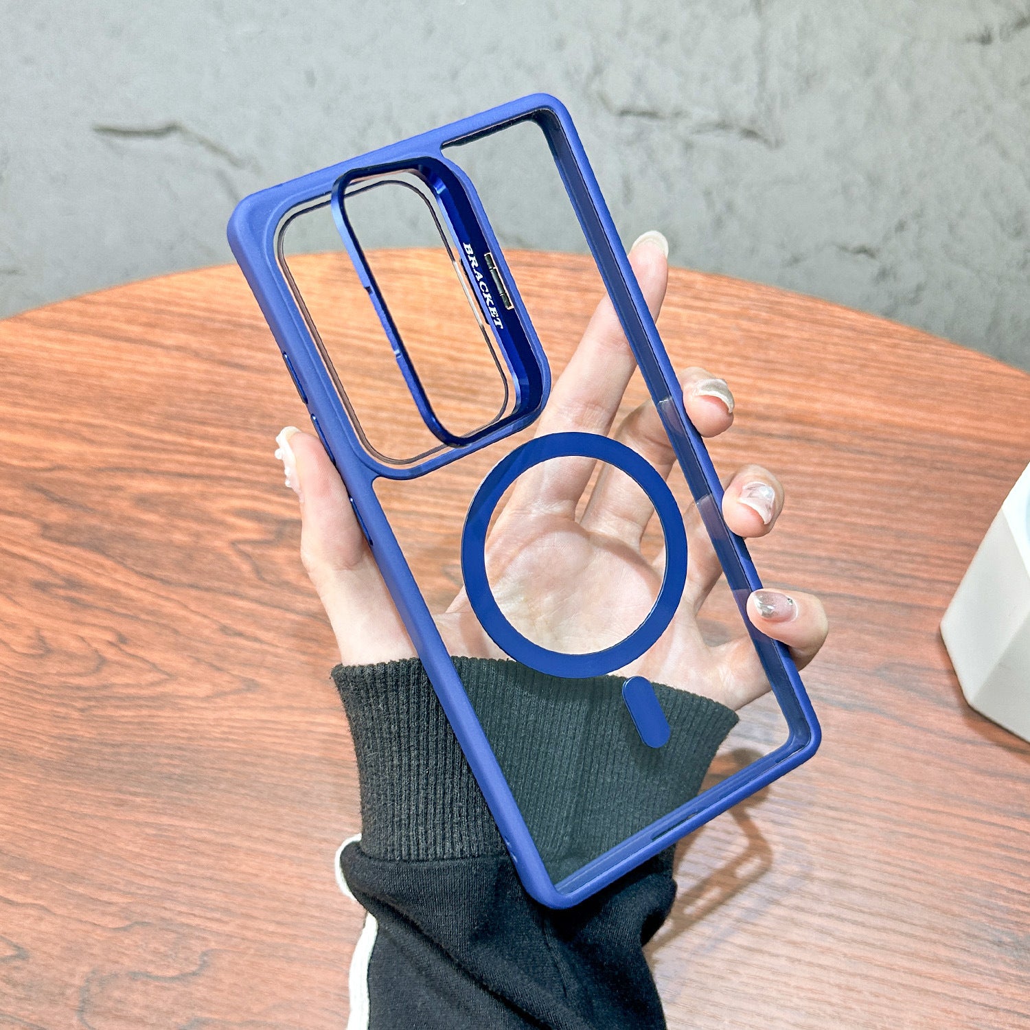 Magnetic Phone Case with Built-in Invisible Kickstand Compatible with Samsung Galaxy S25 Ultra – view 2
