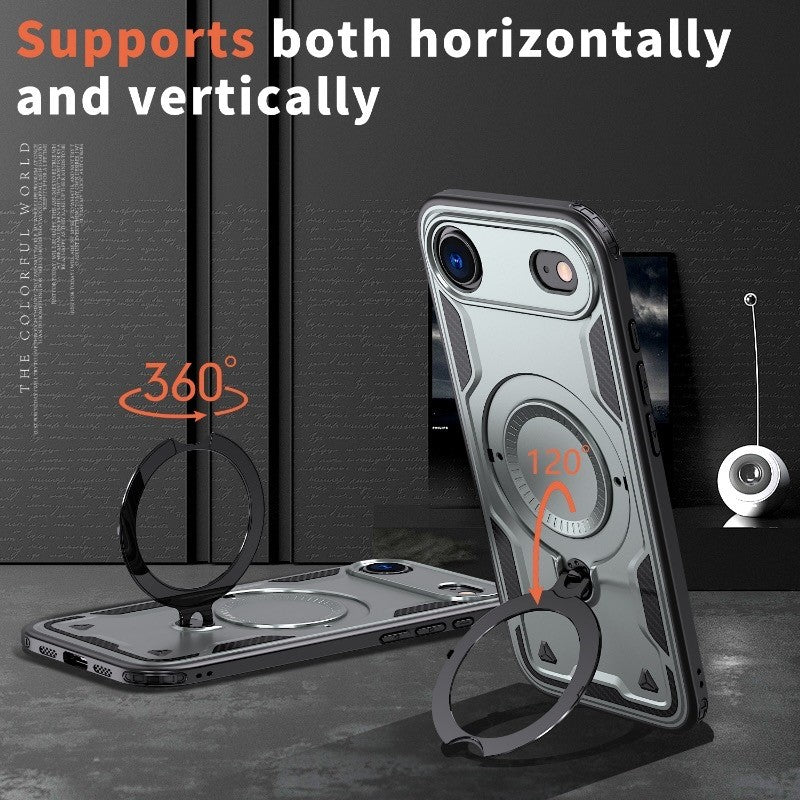 Reiko 360-degree Rotating Magnetic Versatile Stand Gray Compatible with iPhone 17 Air – view 5