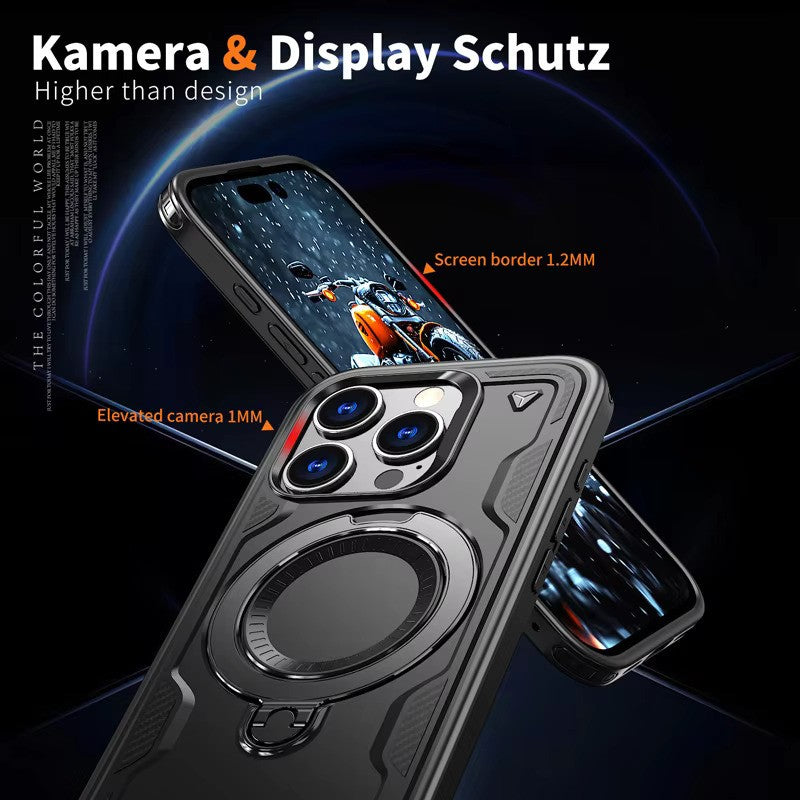 Reiko 360-degree Rotating Magnetic Versatile Stand Black Compatible with iPhone 17. – view 6