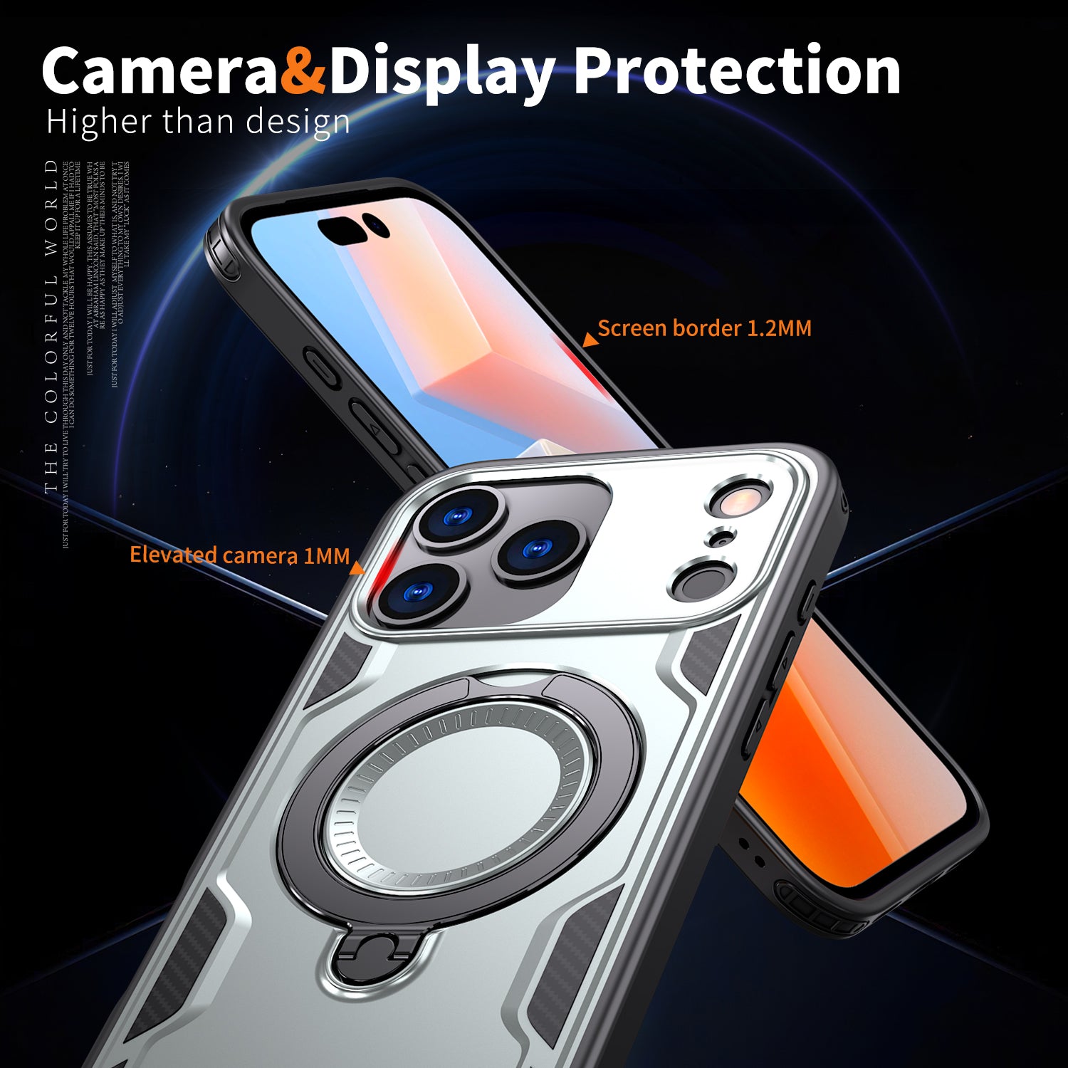 Reiko 360-degree Rotating Magnetic Versatile Stand Gray Compatible with iPhone 17 Pro – view 6