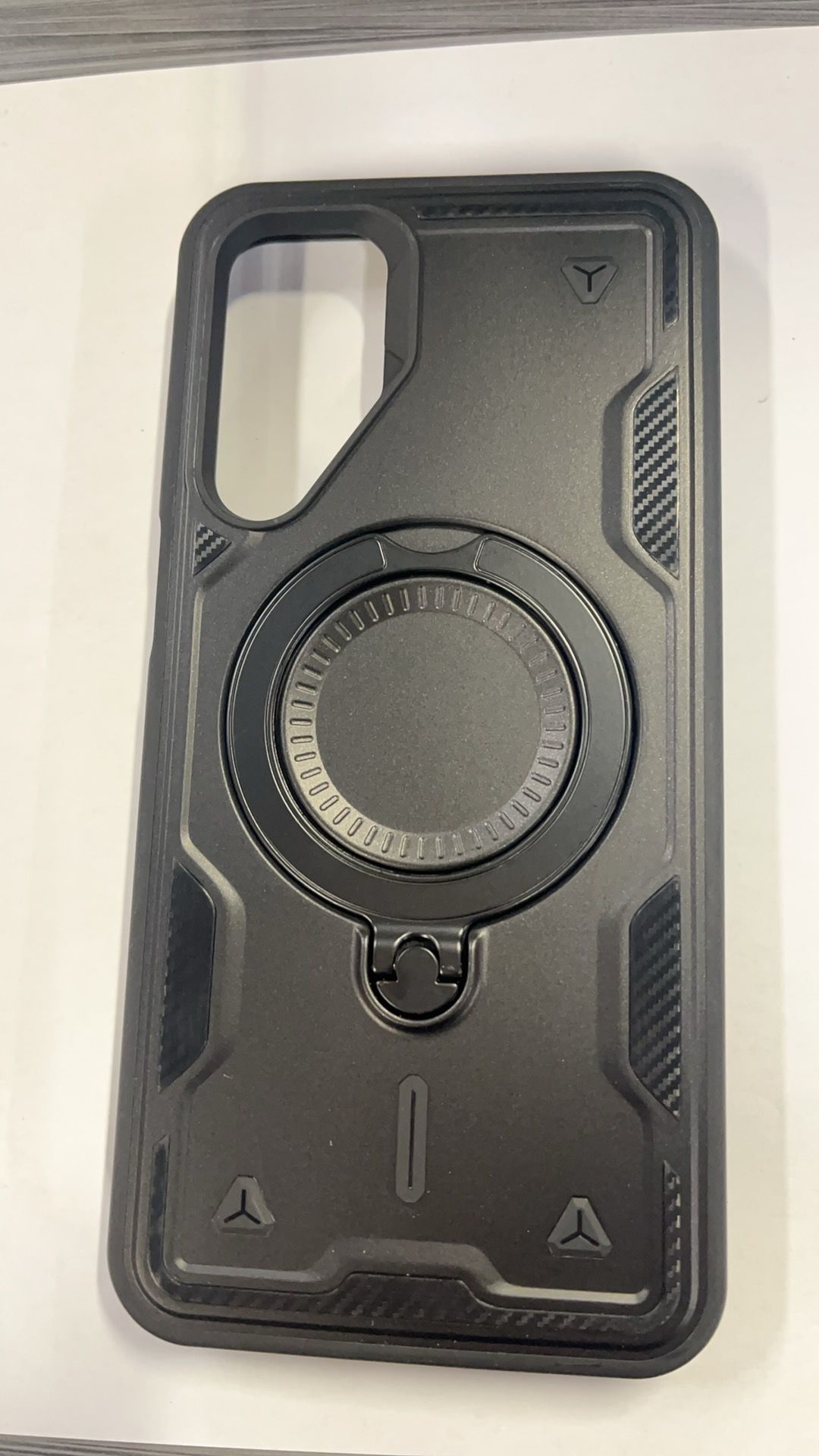 Reiko 360 Degree Rotating Magnetic Versatile Stand Black Compatible with Samsung Galaxy A16 5G – view 2