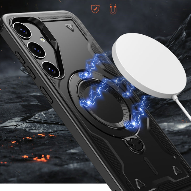 Reiko 360° Rotating Magnetic Versatile Stand Navy Compatible with Samsung A26 – view 2