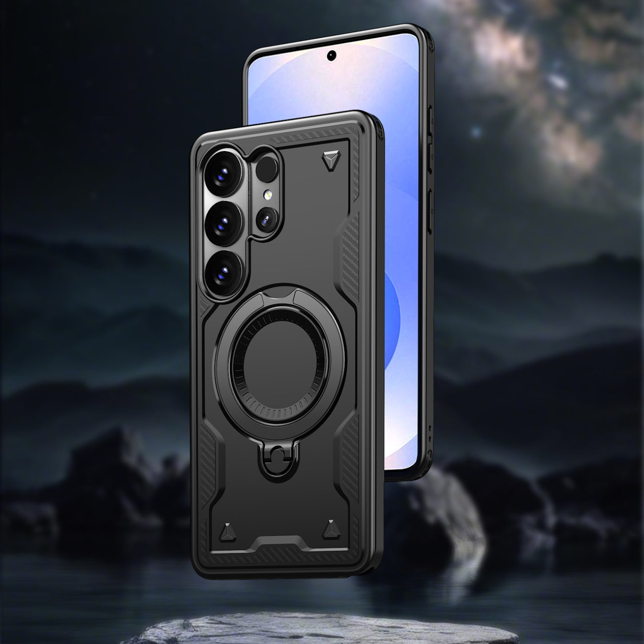 Reiko 360° Rotating Magnetic Versatile Stand Compatible with Samsung Galaxy S26 Plus – view 2