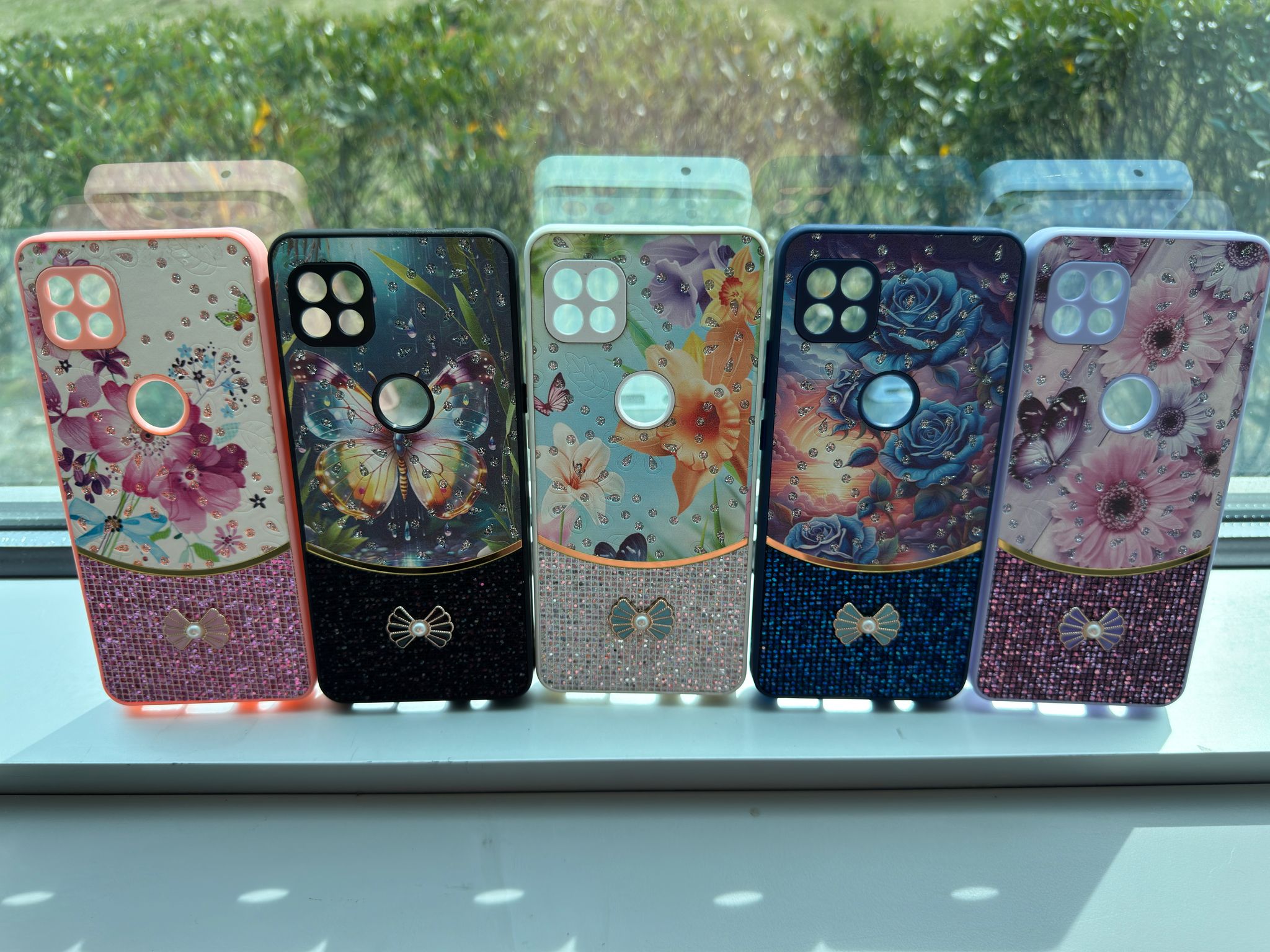 Sparkle Glitter Bling Phone Case in Purple With Colorful Cover for Galaxy S24FE – view 4