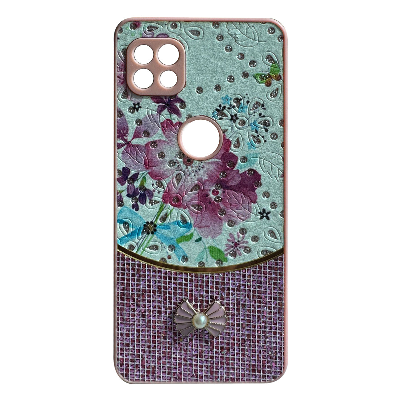 Sparkle Glitter Bling Phone Case in Pink With Colorful Cover for Galaxy S24FE