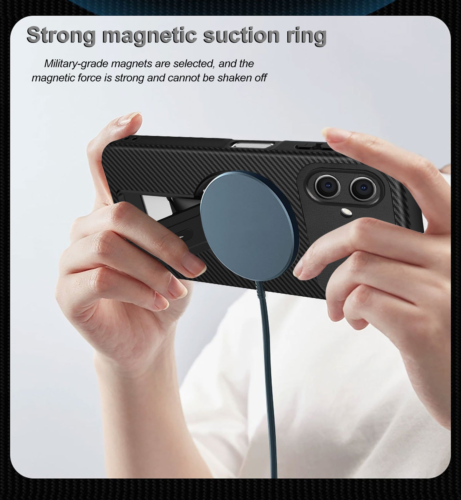TPU PC kickstand Magnetic Phone Case – view 6