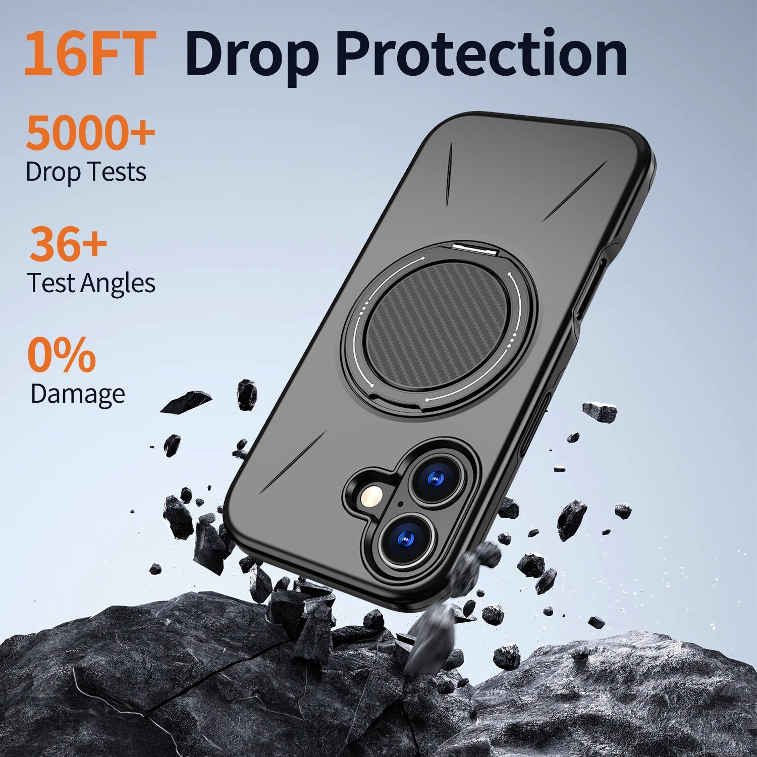Reiko 360° Rotating Magnetic Versatile Stand Compatible with iPhone 17 – view 2