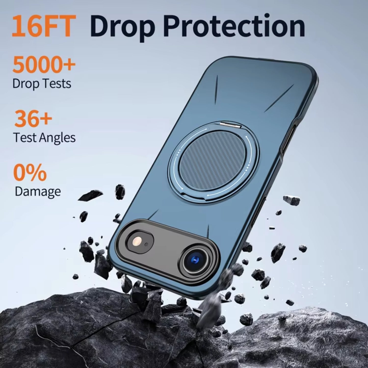 Reiko 360° Rotating Magnetic Versatile Stand Compatible with iPhone 17 Air – view 4