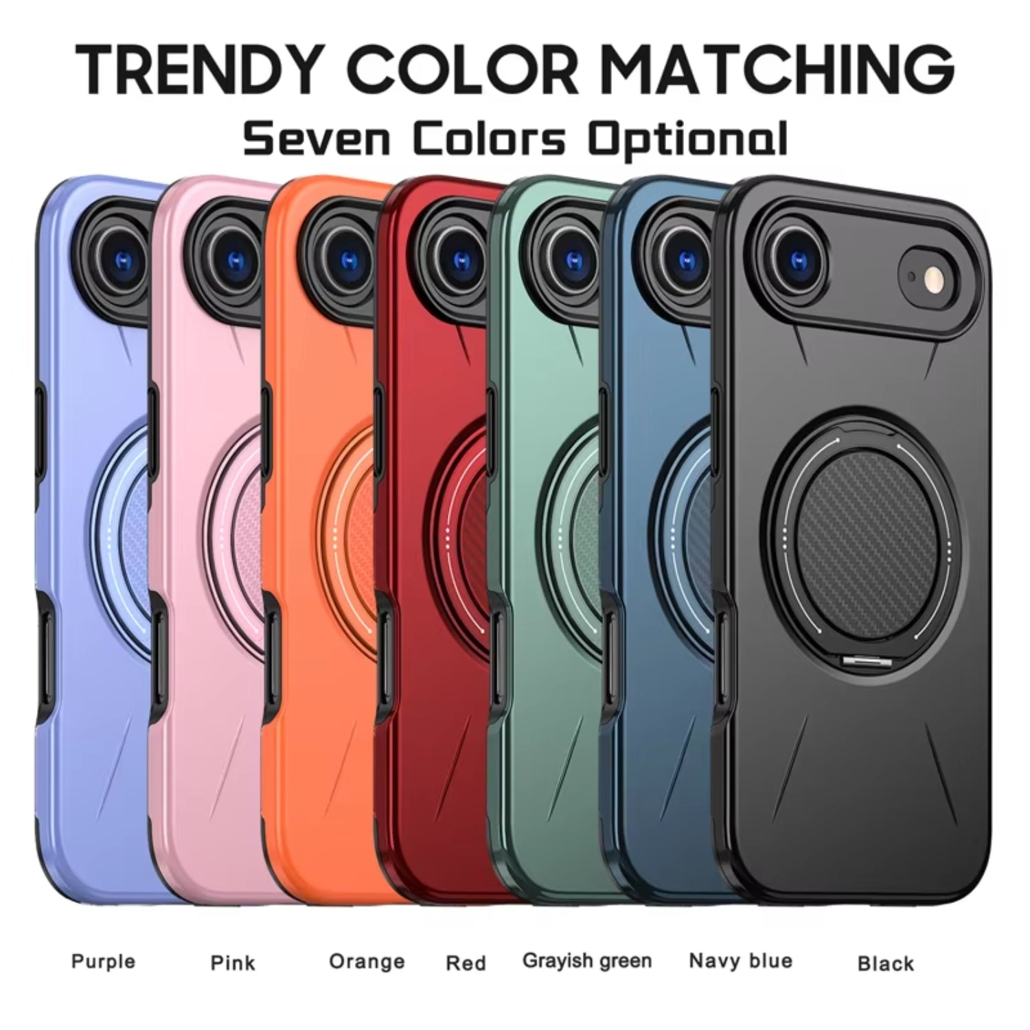 Reiko 360° Rotating Magnetic Versatile Stand Compatible with iPhone 17 Air – view 5