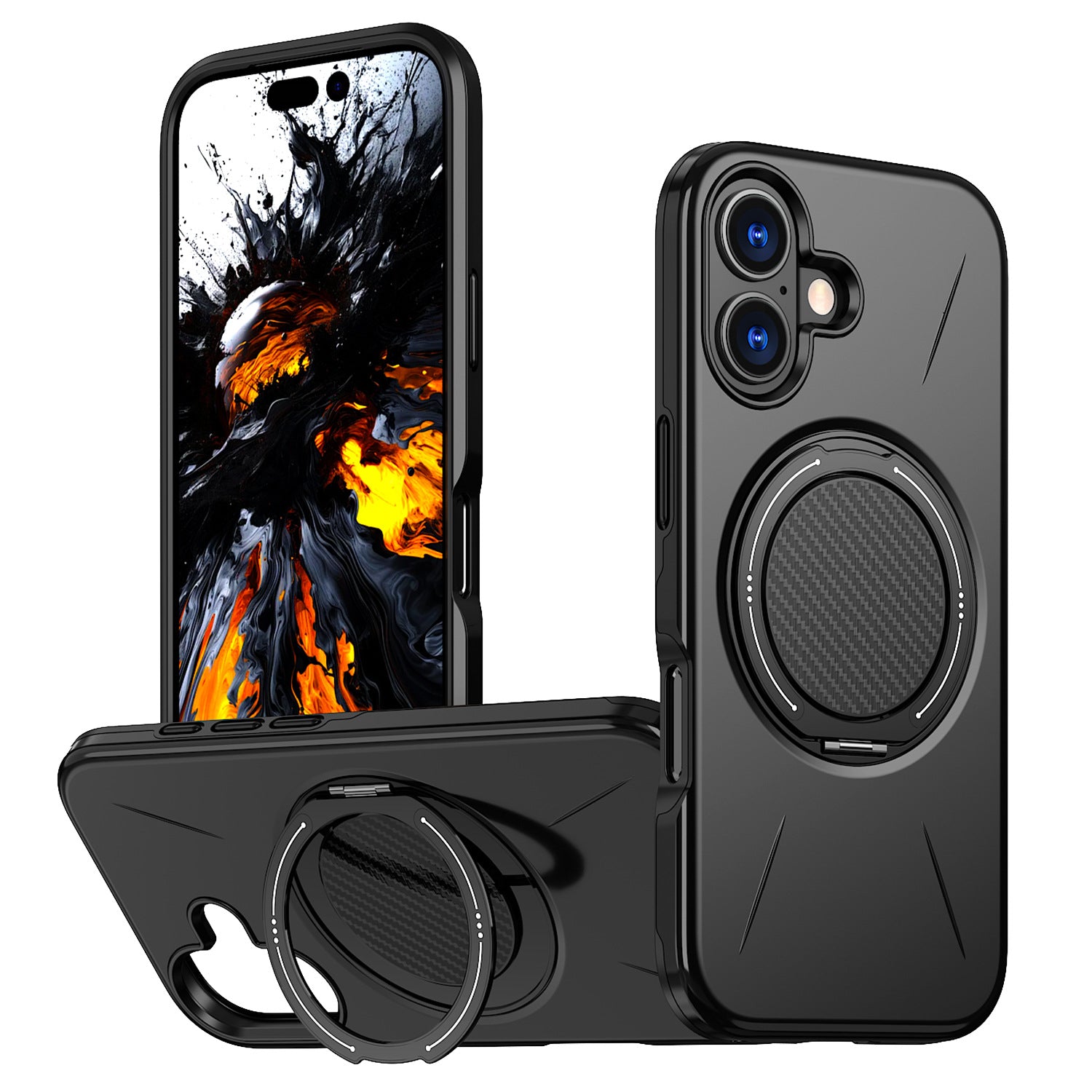 Reiko 360° Rotating Magnetic Versatile Stand Compatible with iPhone 17