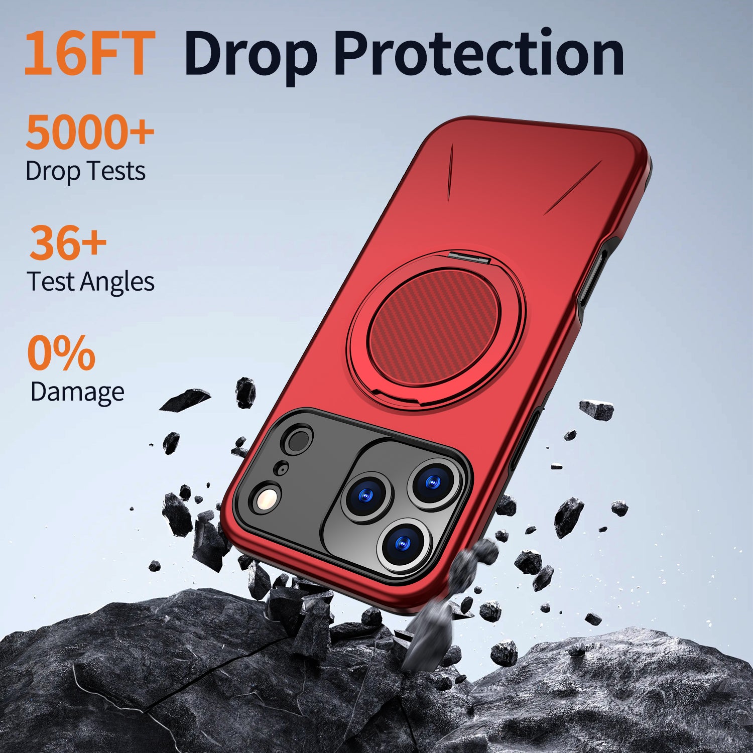 Reiko 360° Rotating Magnetic Versatile Stand Compatible with iPhone 17 Pro – view 2