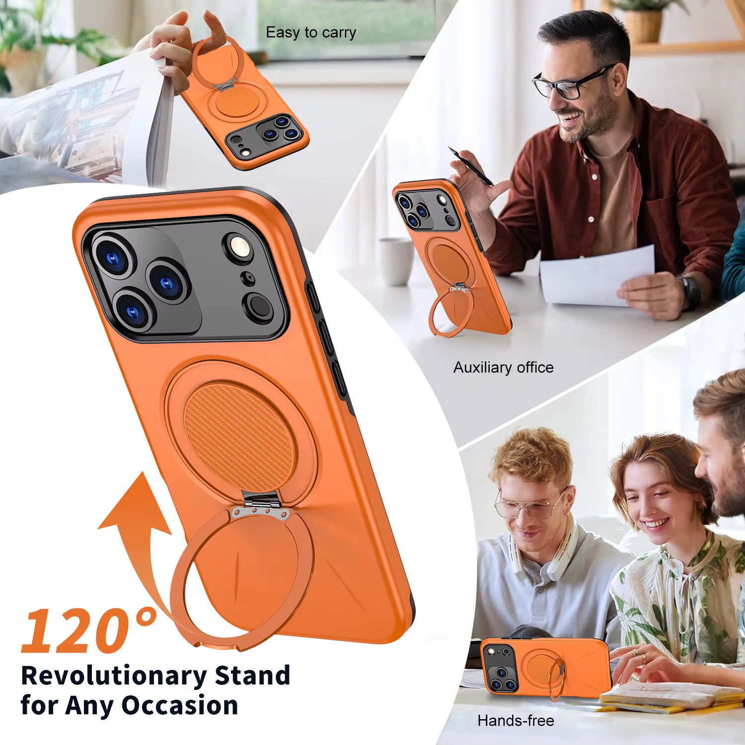 Reiko 360° Rotating Magnetic Versatile Stand Compatible with iPhone 17 Pro – view 6