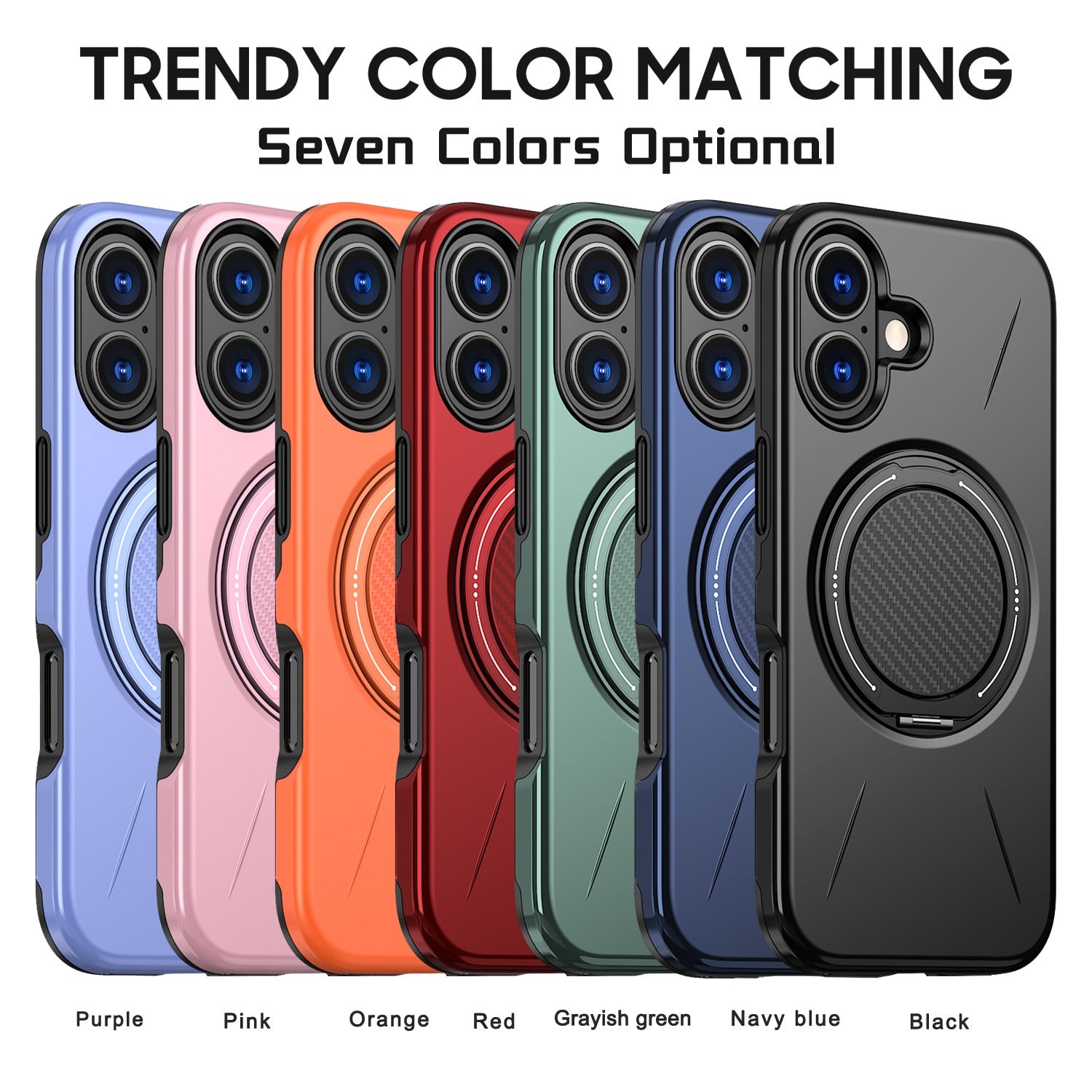 Reiko 360° Rotating Magnetic Versatile Stand Compatible with iPhone 17 – view 4