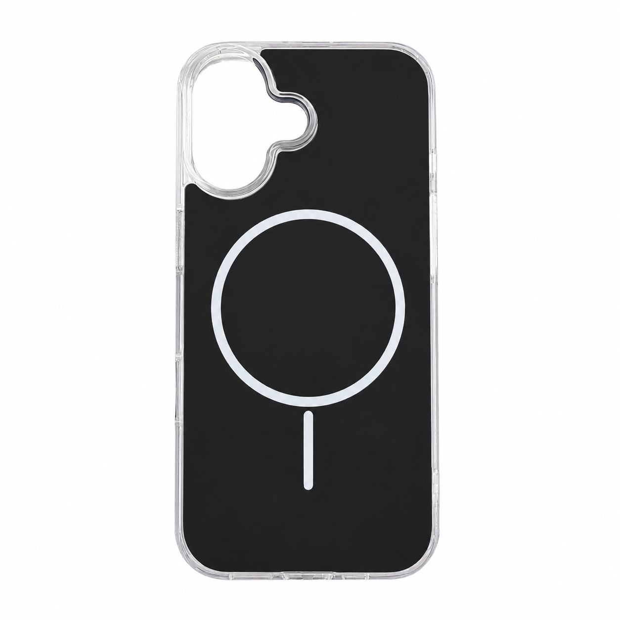 Magnetic & Shockproof case in black, compatible with Samsung A37