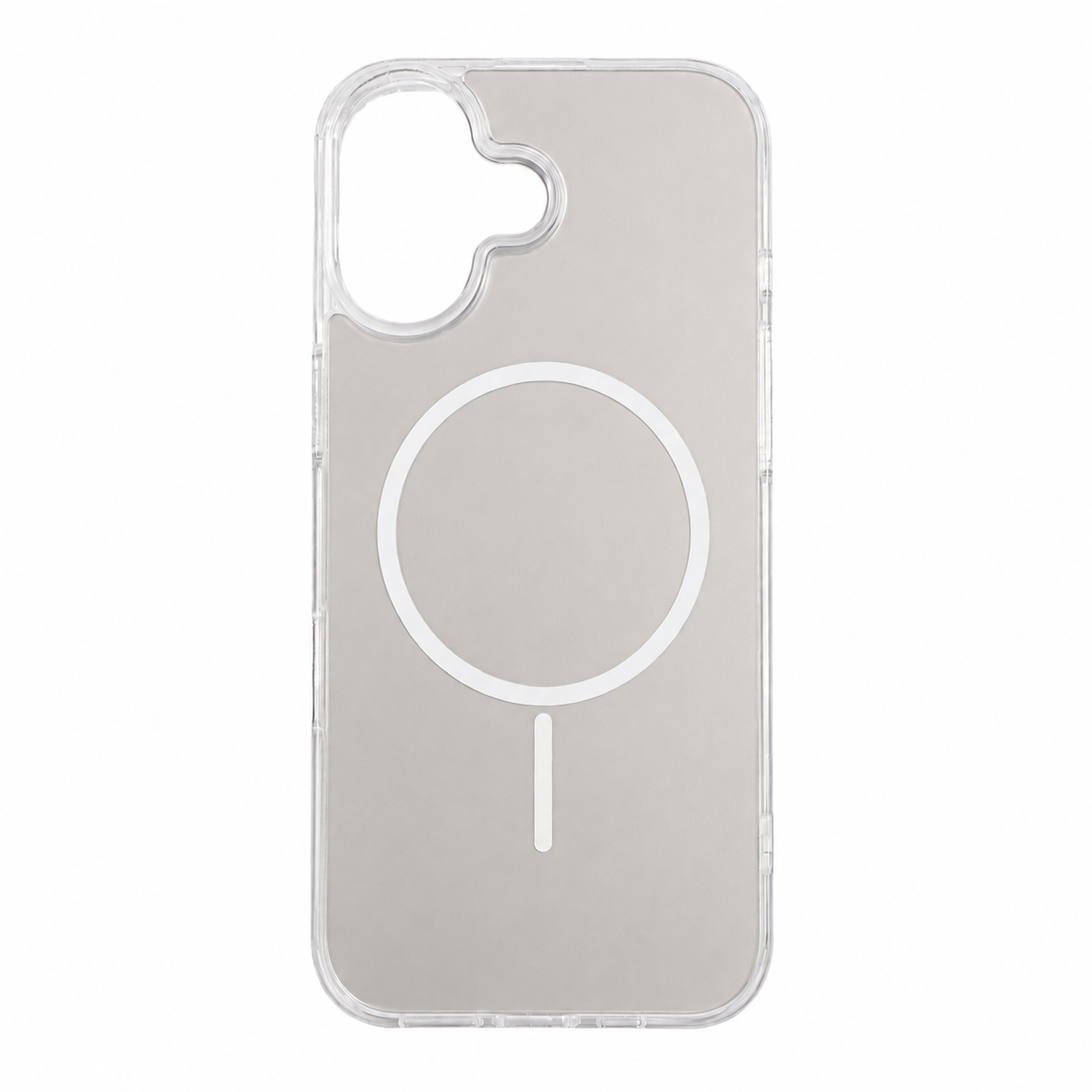 Magnetic & Shockproof case in gold, compatible with Samsung A37