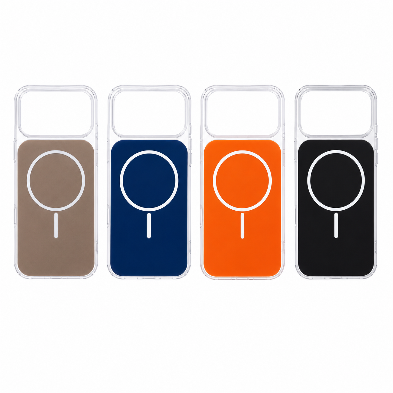 MagSafe-compatible shockproof case in orange designed for iPhone 17 Pro Max & iPhone 18 Pro Max – view 4