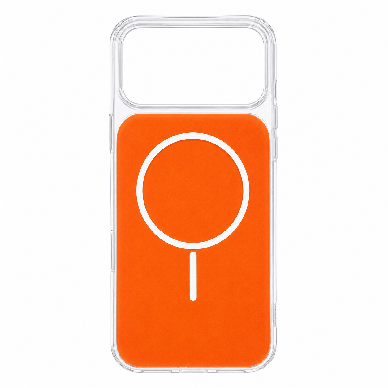 MagSafe-compatible shockproof case in orange designed for iPhone 17 Pro Max & iPhone 18 Pro Max