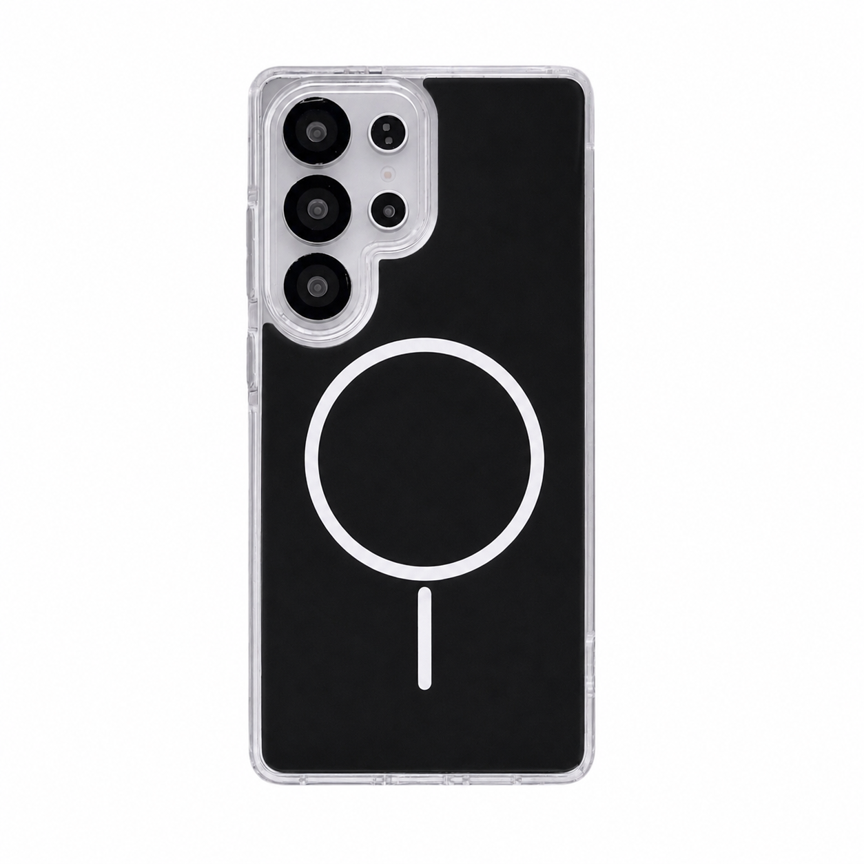 Magnetic & Shockproof case in black, compatible with Samsung S26 Plus